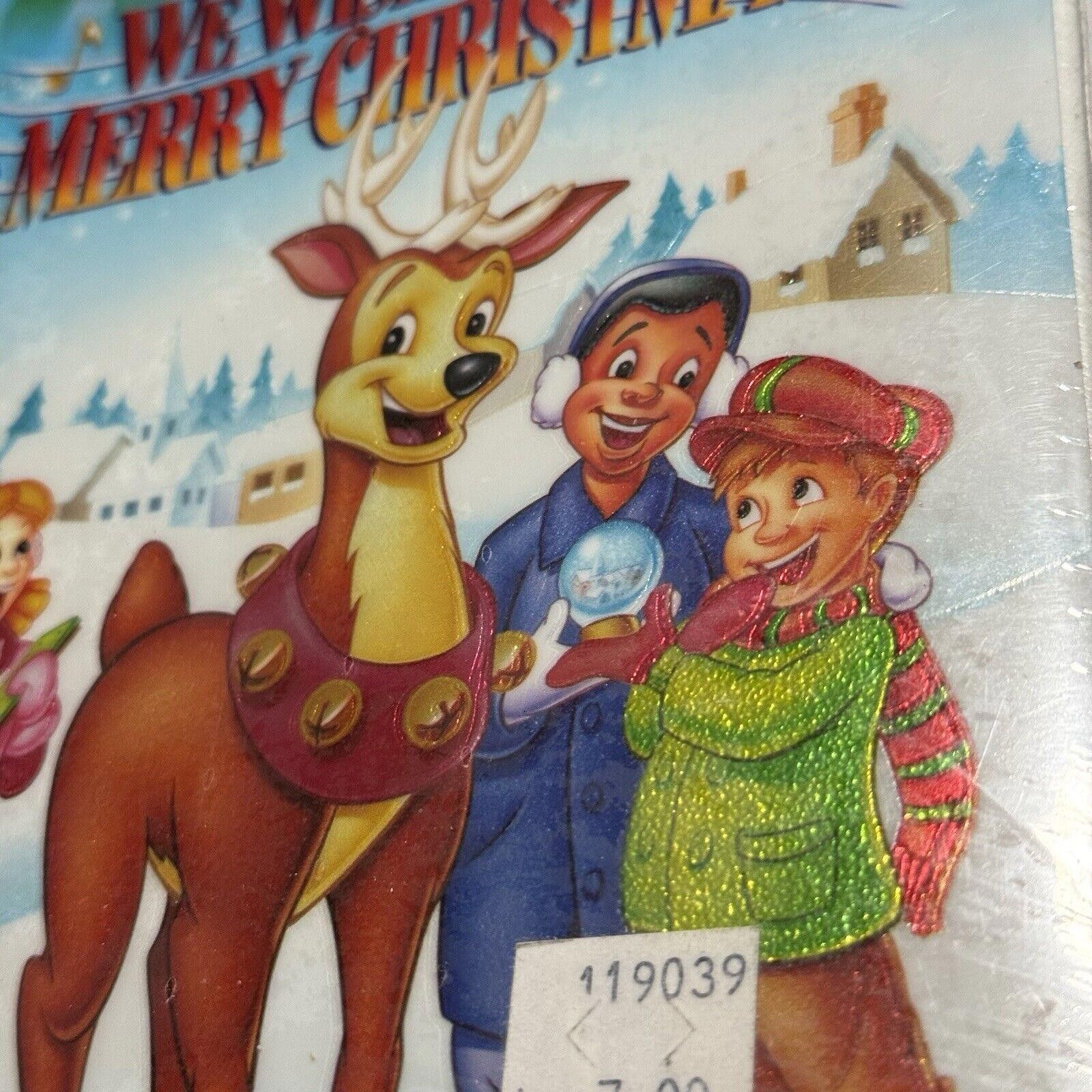 Designer We Wish You A Merry Christmas VHS Clamshell 1999 RARE Sealed Size ONE SIZE - 3 Thumbnail