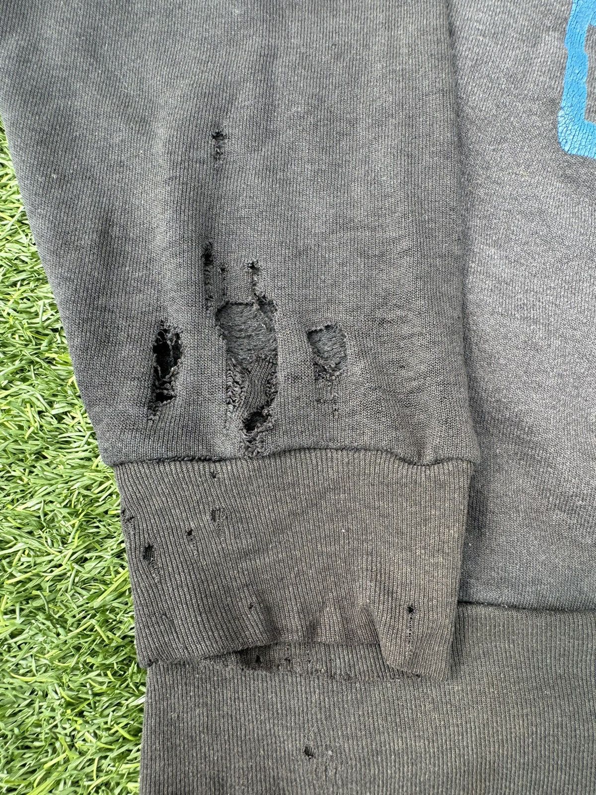 Vintage 90’s Vintage Distressed Work Wear Sweatshirt Size US L / EU 52-54 / 3 - 5 Thumbnail