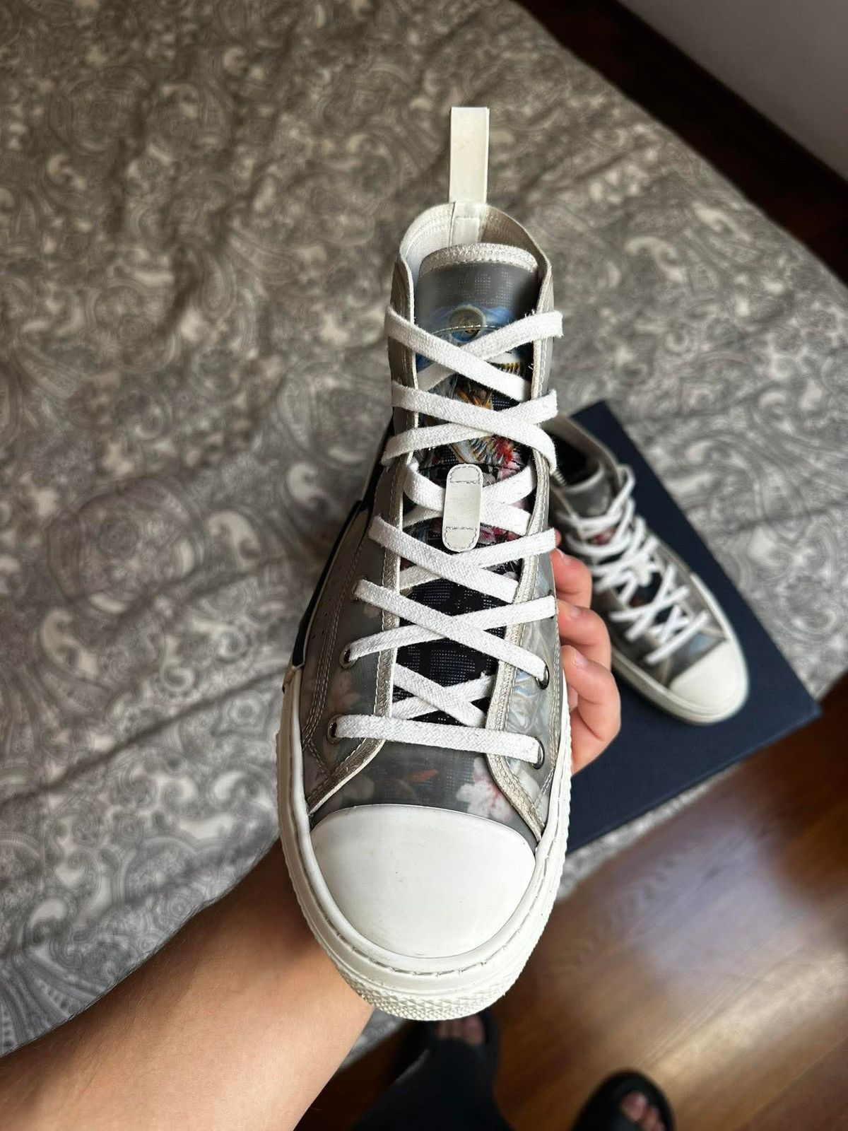 Dior Dior B23 High-Top Sneaker Size US 7 / EU 40 - 2 Thumbnail