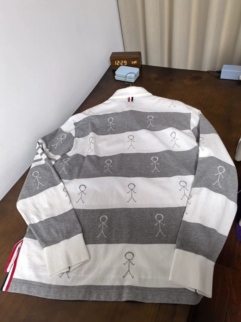 Thom Browne thom browne Stickman sleeve-labeled long-sleeved sweatshirt Size US XL / EU 56 / 4 - 2 Thumbnail