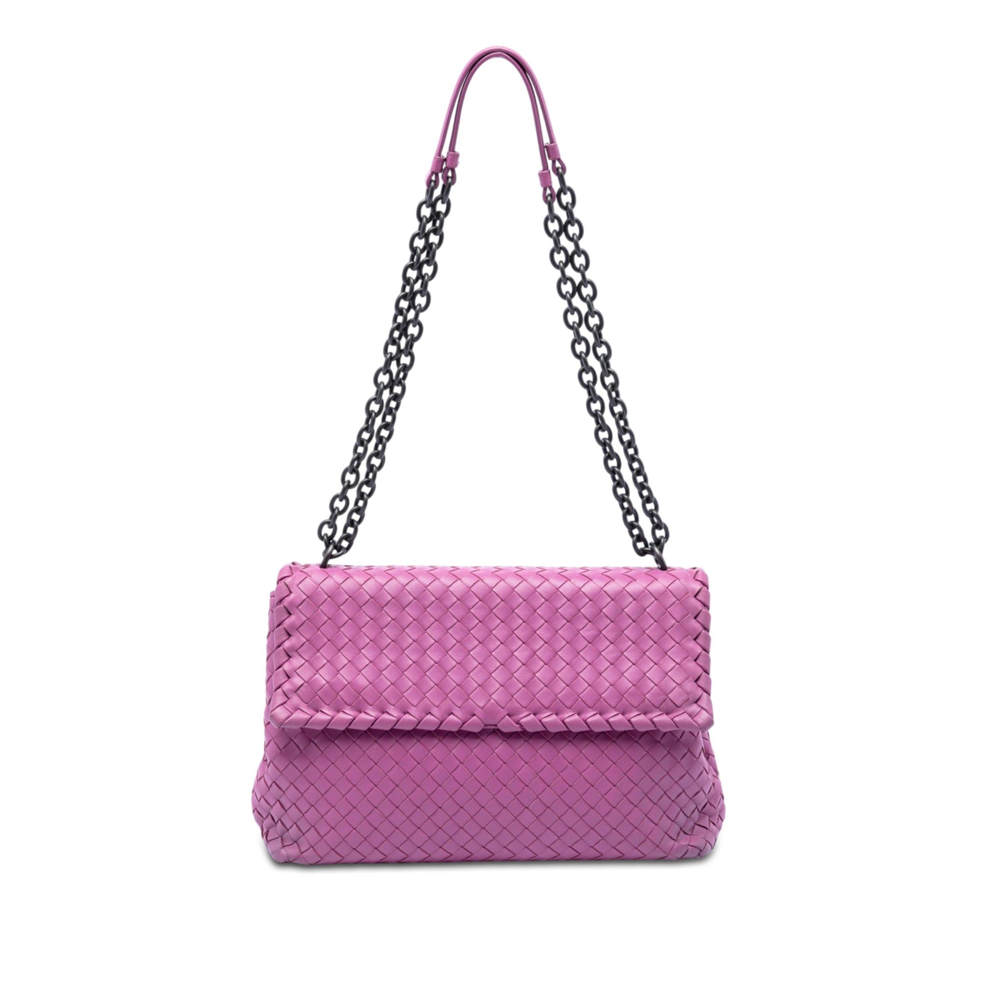 Bottega Veneta Medium Nappa Intrecciato Olimpia Shoulder Bag Size ONE SIZE - 1 Thumbnail