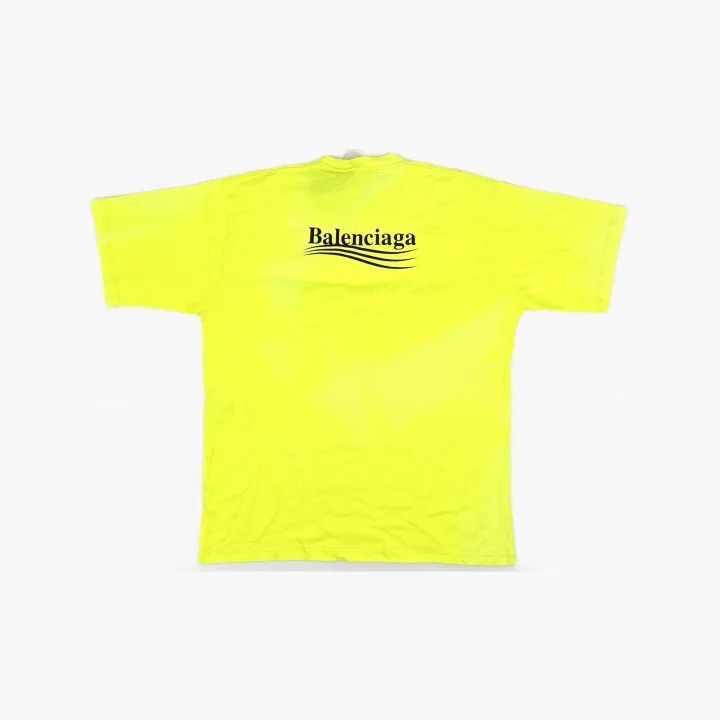 Balenciaga Balenciaga Logo Print Wave Short Sleeve T-Shirt 0079-2507 Size US M / EU 48-50 / 2 - 3 Thumbnail