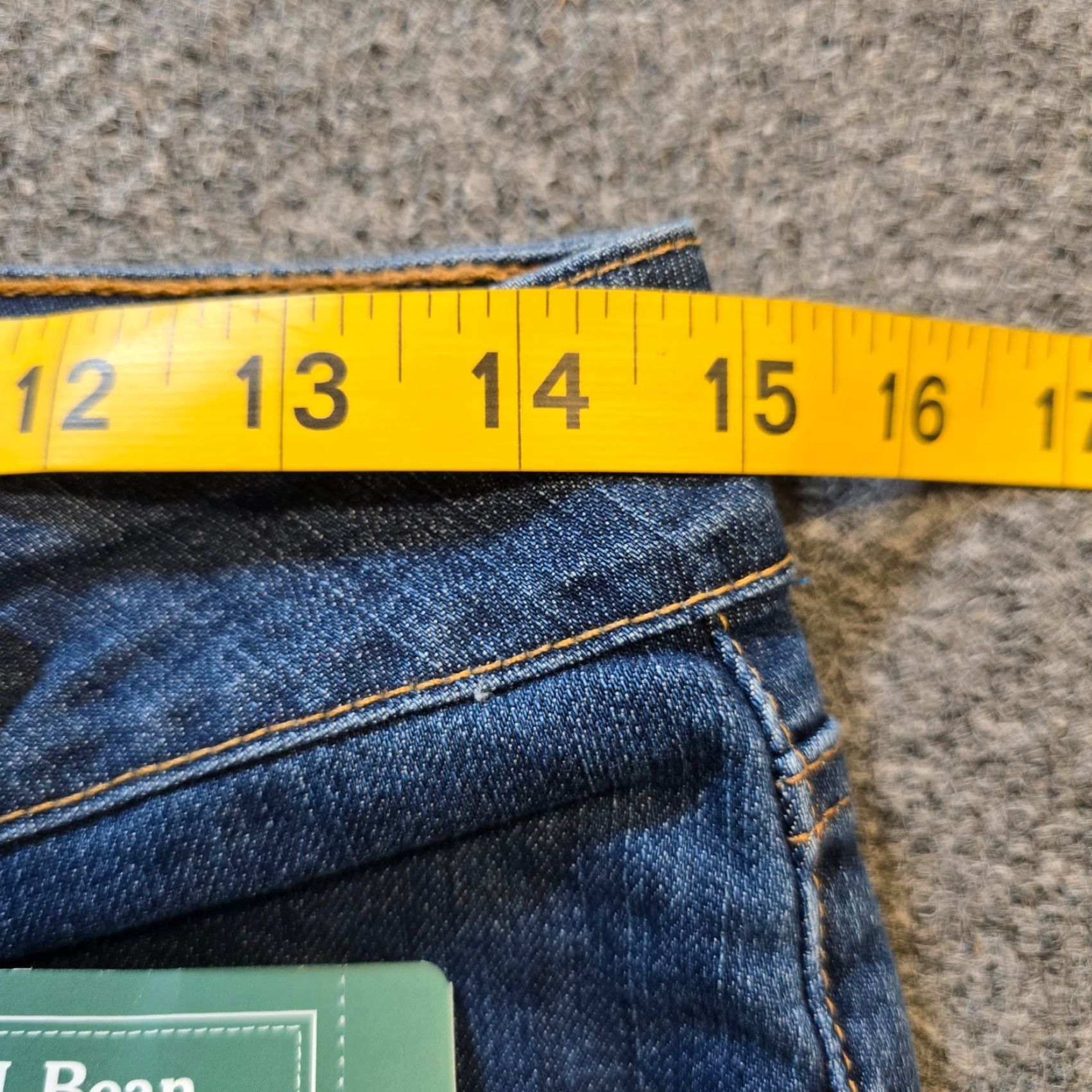 Vintage LL Bean Jeans Womens Size 10 Blue Classic Fit Tapered Stretch Mid Rise Capsule Jeans Size 32" / US 10 / IT 46 - 5 Thumbnail
