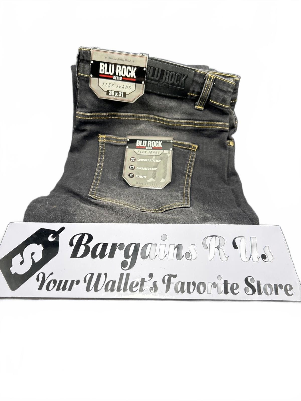 Other Blu Rock Men's Slim Flex Jeans Dark Wash Size 36 X 31 Size US 36 / EU 52 - 1 Thumbnail