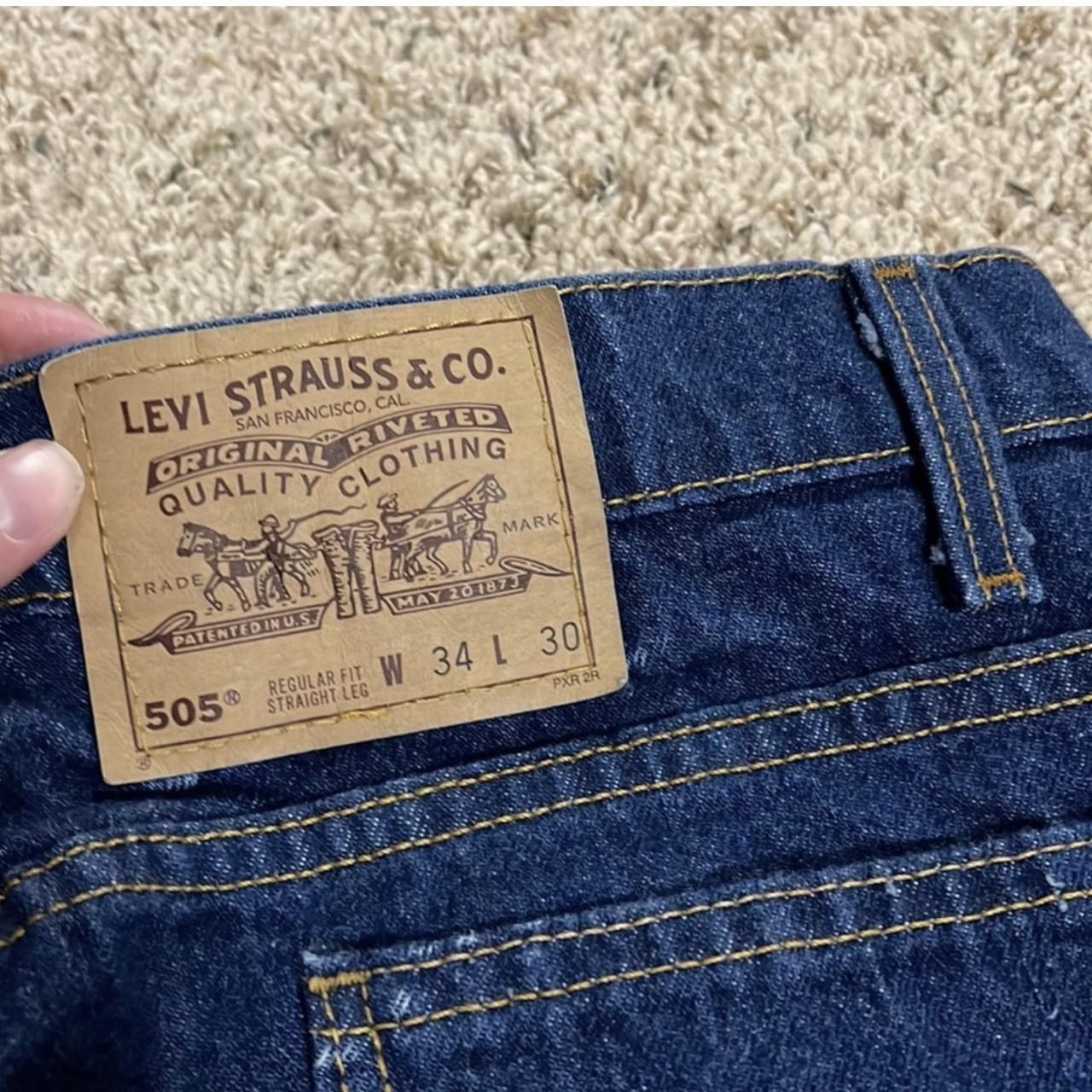 Levi's × Vintage 505 Orange Tab Levi’s Size US 34 / EU 50 - 6 Thumbnail