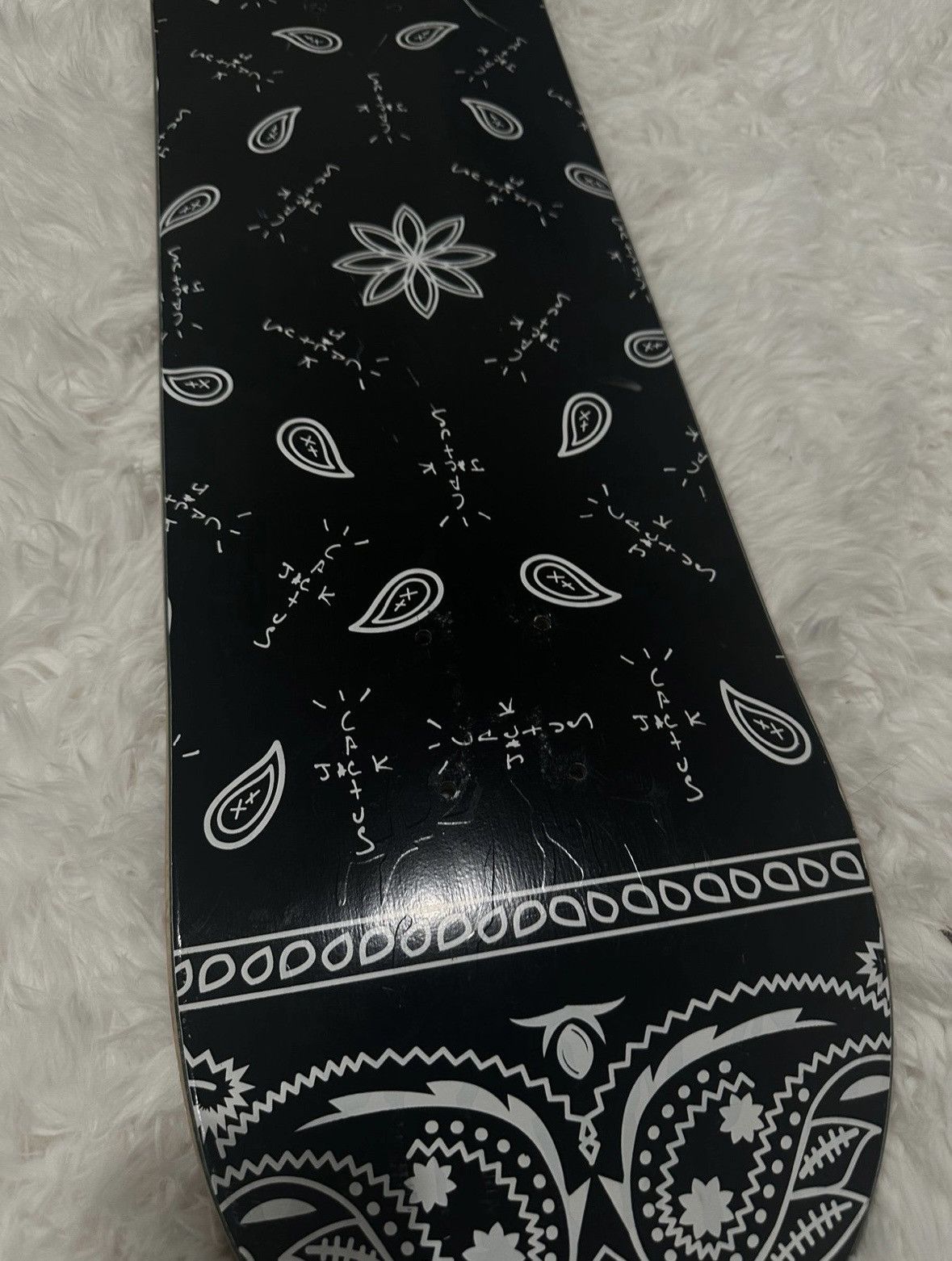 TRAVIS SCOTT CACTUS JACK Paisley Skateboard Deck