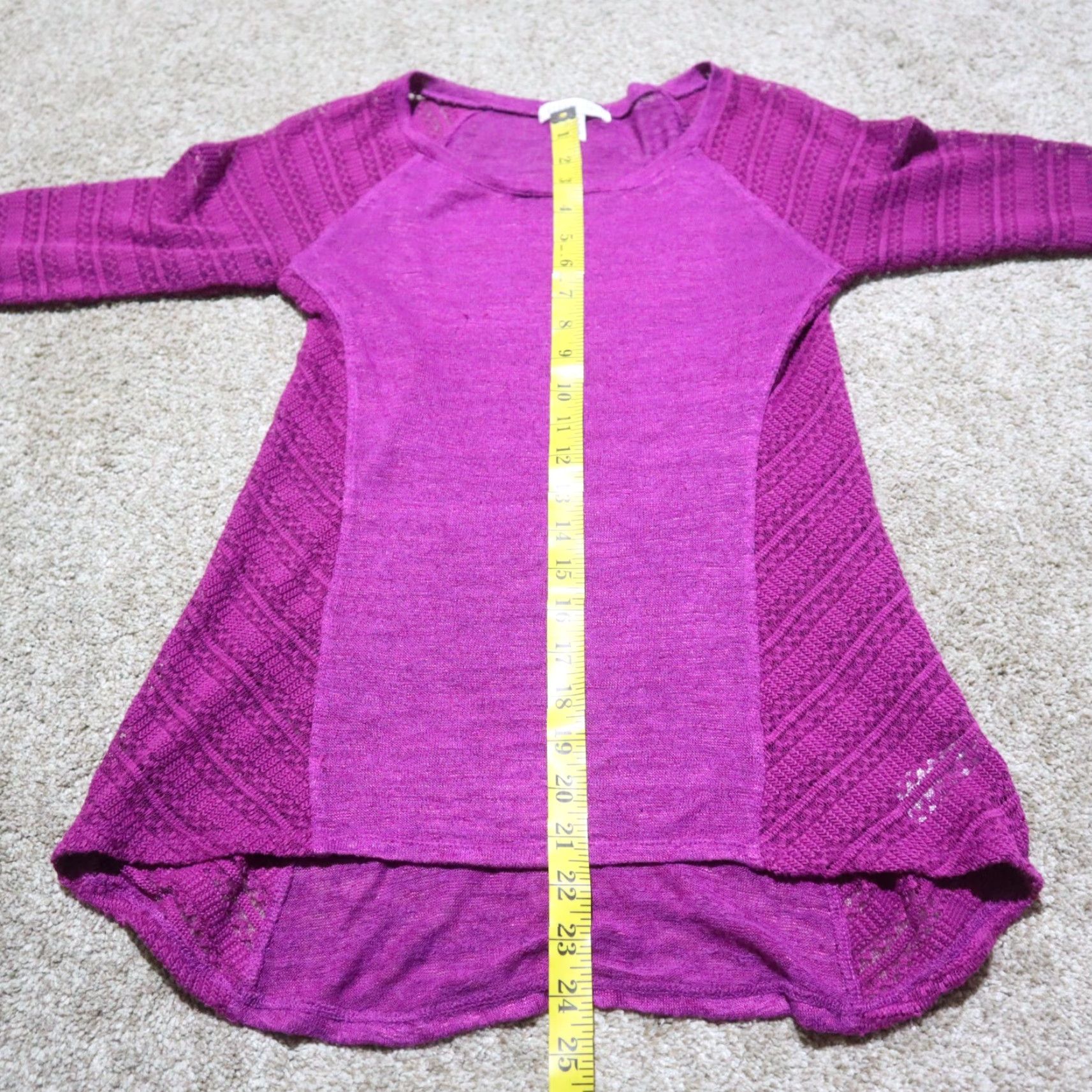 Aeropostale Aeropostale Solid Purple Stretch Shirt Long Sleeve Adult Women's Size S Small Size S / US 4 / IT 40 - 5 Thumbnail