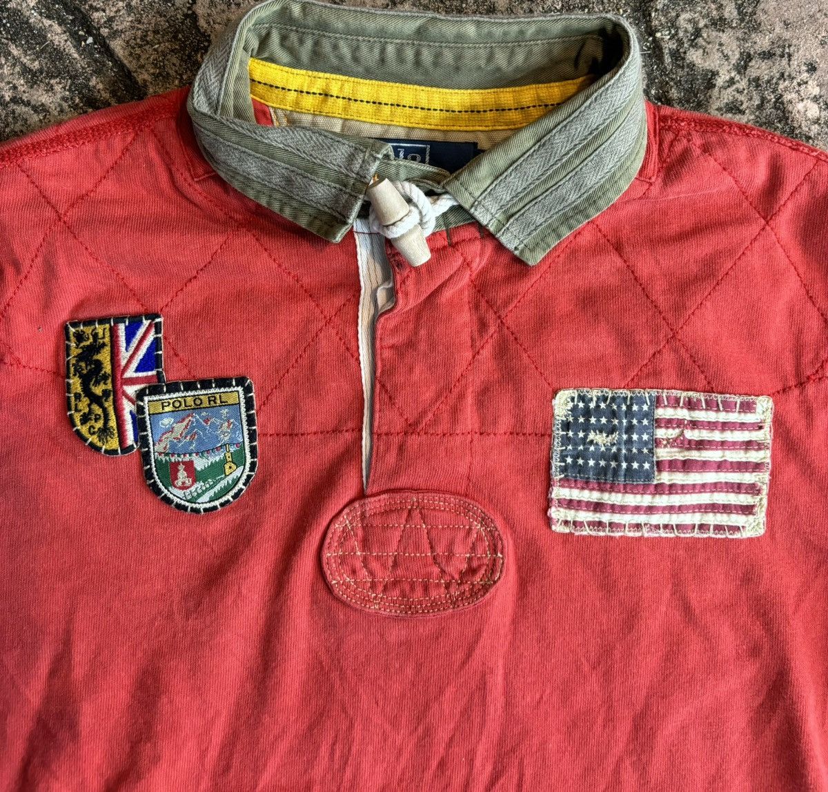 Vintage Vintage Polo Ralph Lauren Polo Tshirt Size US L / EU 52-54 / 3 - 4 Thumbnail