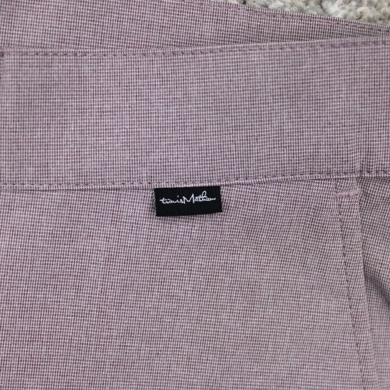 TravisMathew Travis Mathew Beck Shorts Mens 38 Purple Flat Front Golf Stretch 10" Inseam Size US 38 / EU 54 - 3 Thumbnail