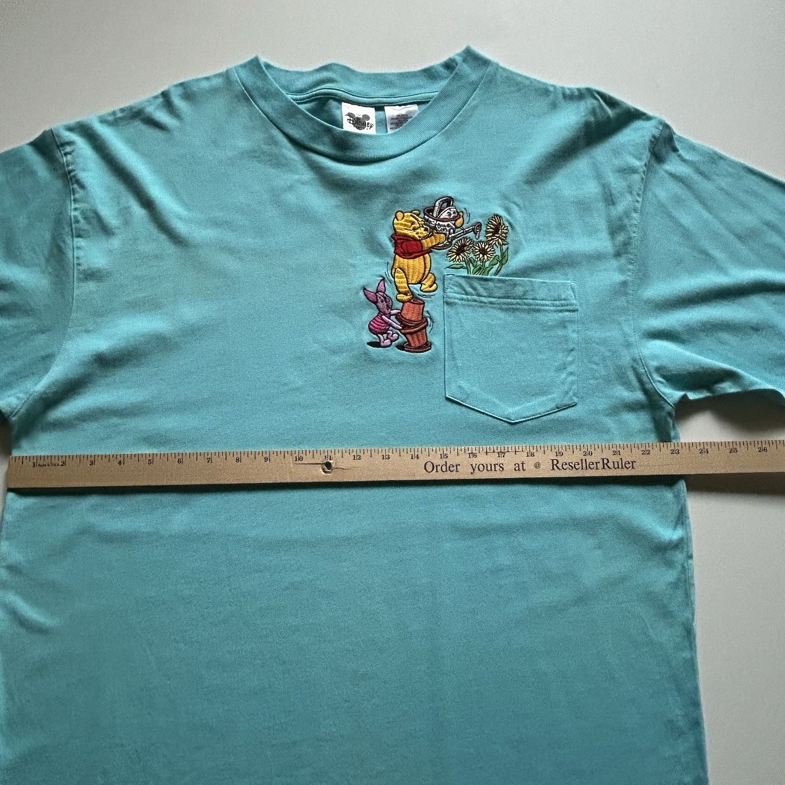 Disney Vintage 90s Disney Winnie The Pooh Pocket T Shirt XL Cartoon Size US XL / EU 56 / 4 - 5 Thumbnail