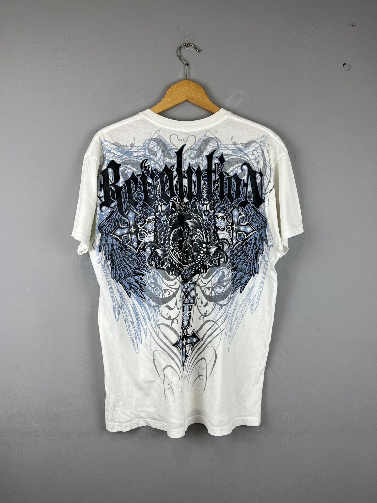 Chemistry × Rap Tees Vintage Chemistry Revolution religion cross tee y2k Size US L / EU 52-54 / 3 - 1 Thumbnail