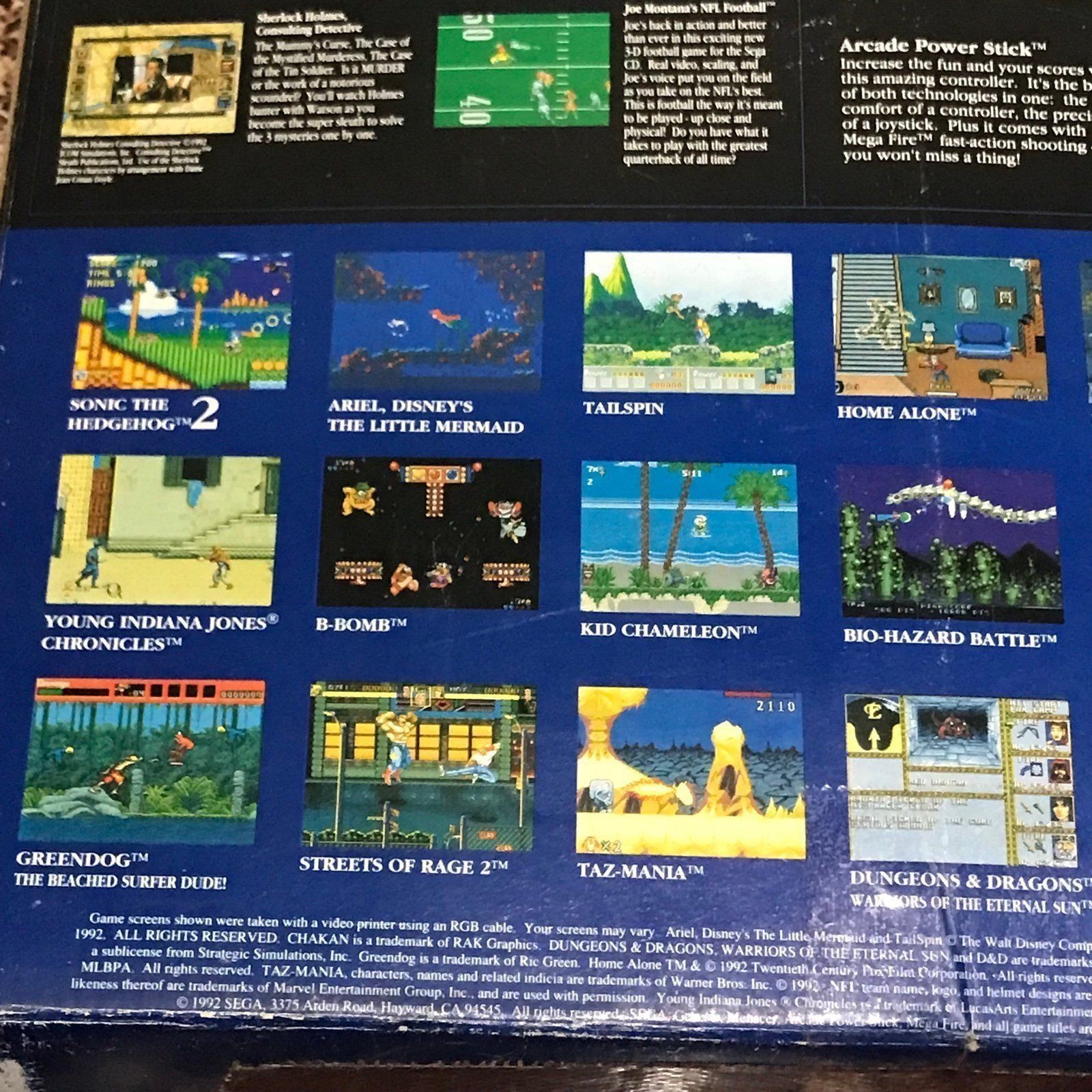 Other Sega Genesis 16-bit System W/ Alien Storm Size ONE SIZE - 5 Thumbnail