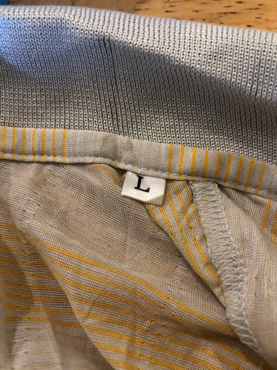 Yves Saint Laurent YVES SAINT LAUREN Striped Polo Shirt Size US L / EU 52-54 / 3 - 5 Thumbnail