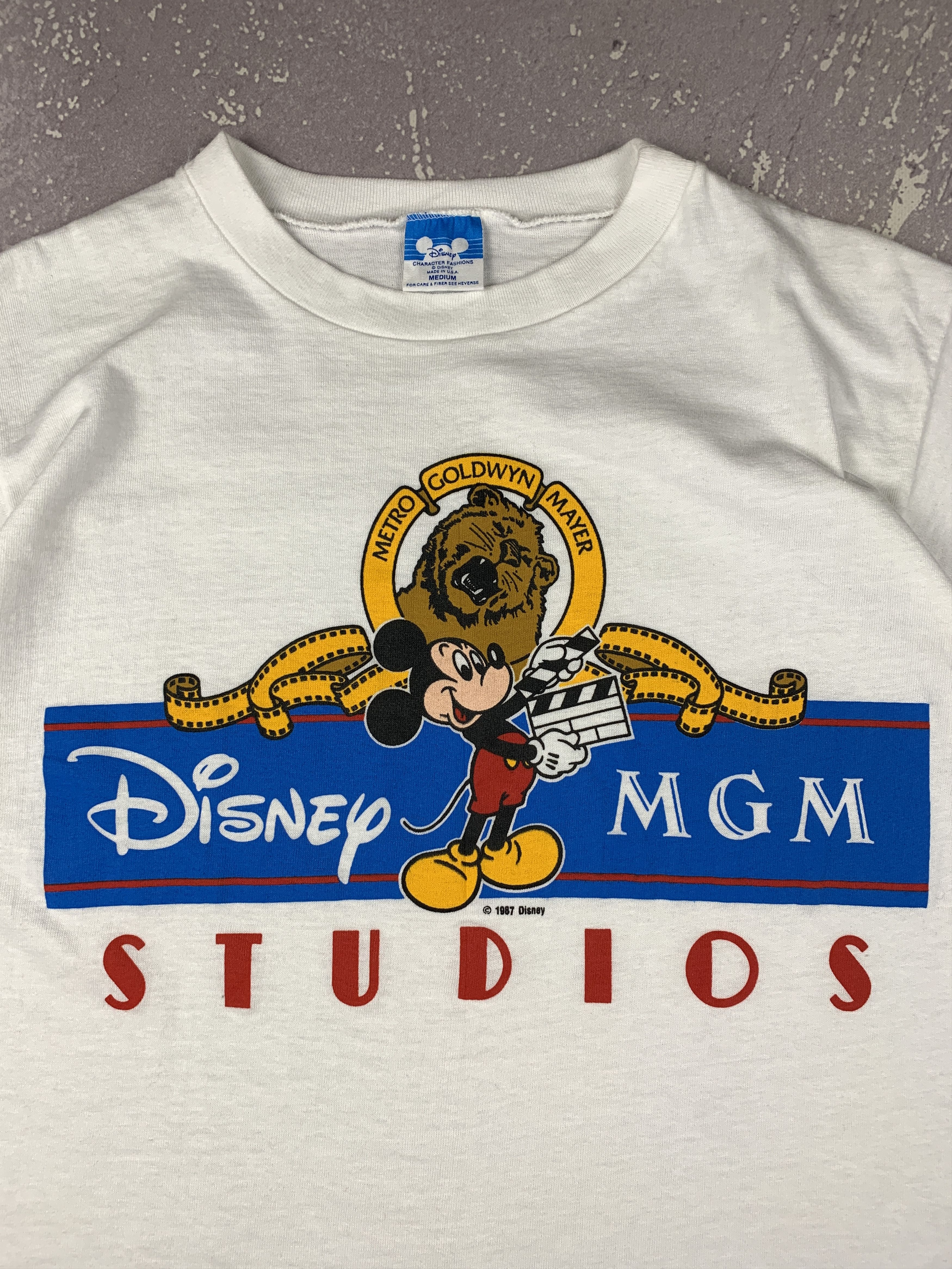 Disney × Mickey Mouse 1987 Disney MGM Mickey Promo Single Stitch Promo Shirt Size US M / EU 48-50 / 2 - 3 Thumbnail