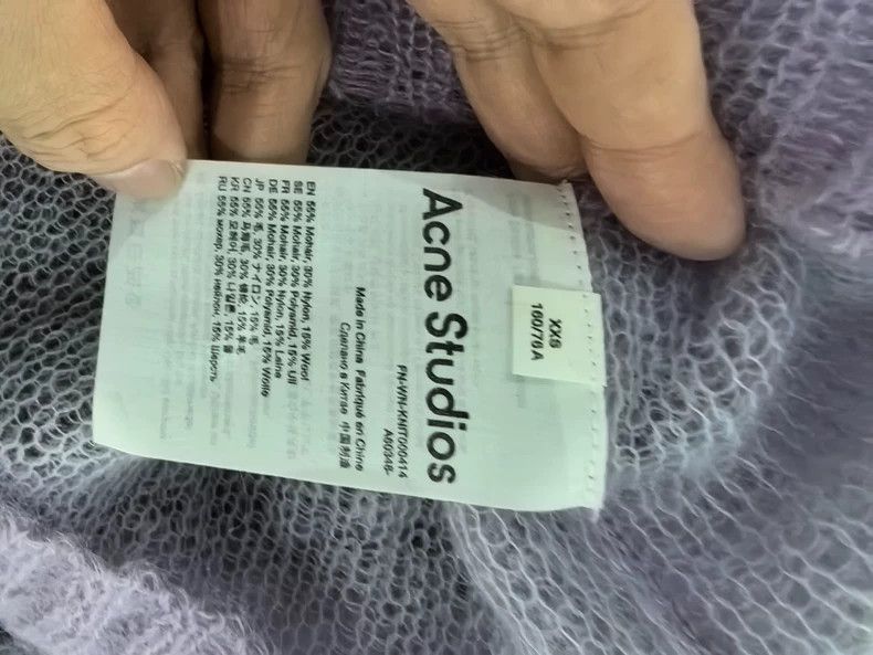 Acne Studios Acne Studios Mohair purple sweater 2504-Nextarrow Size US XXS / EU 40 - 4 Thumbnail