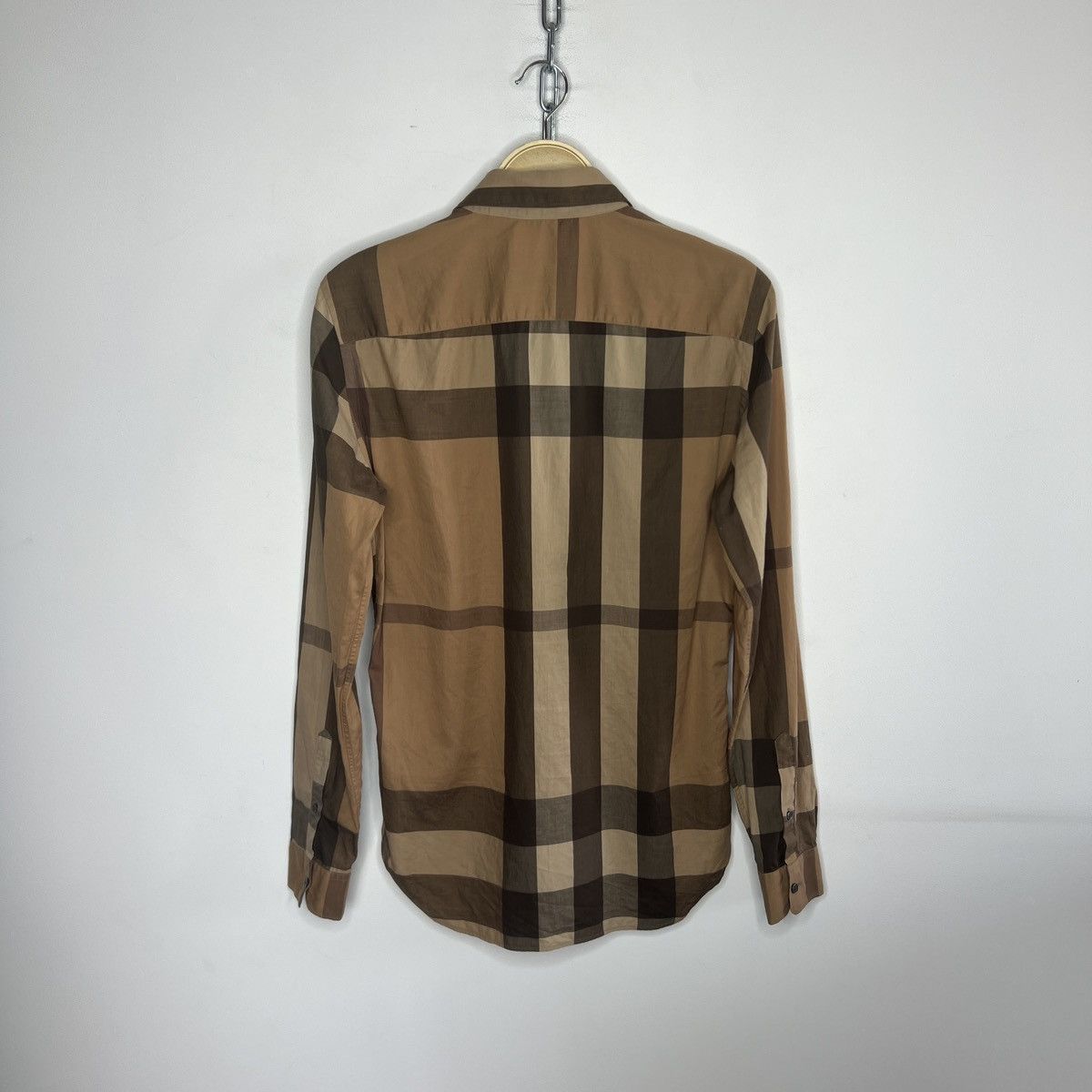 Burberry Burberry Nova Check Shirt Button Up Beige Size US S / EU 44-46 / 1 - 8 Thumbnail