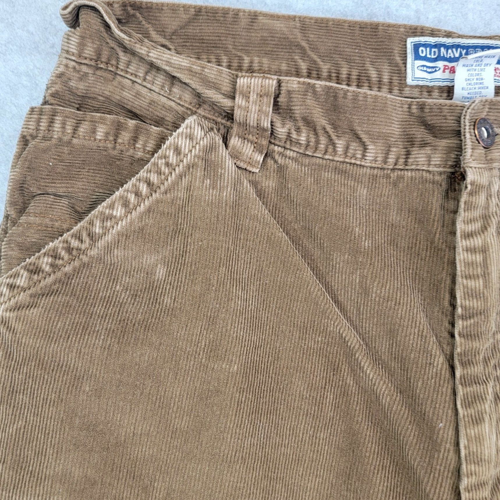 Old Navy Old Navy Carpenter Corduroy Pants Skate 36x32 Mens Pockets Brown 90s Grunge Hip Hop Streetwear Workwear Size US 36 / EU 52 - 3 Thumbnail