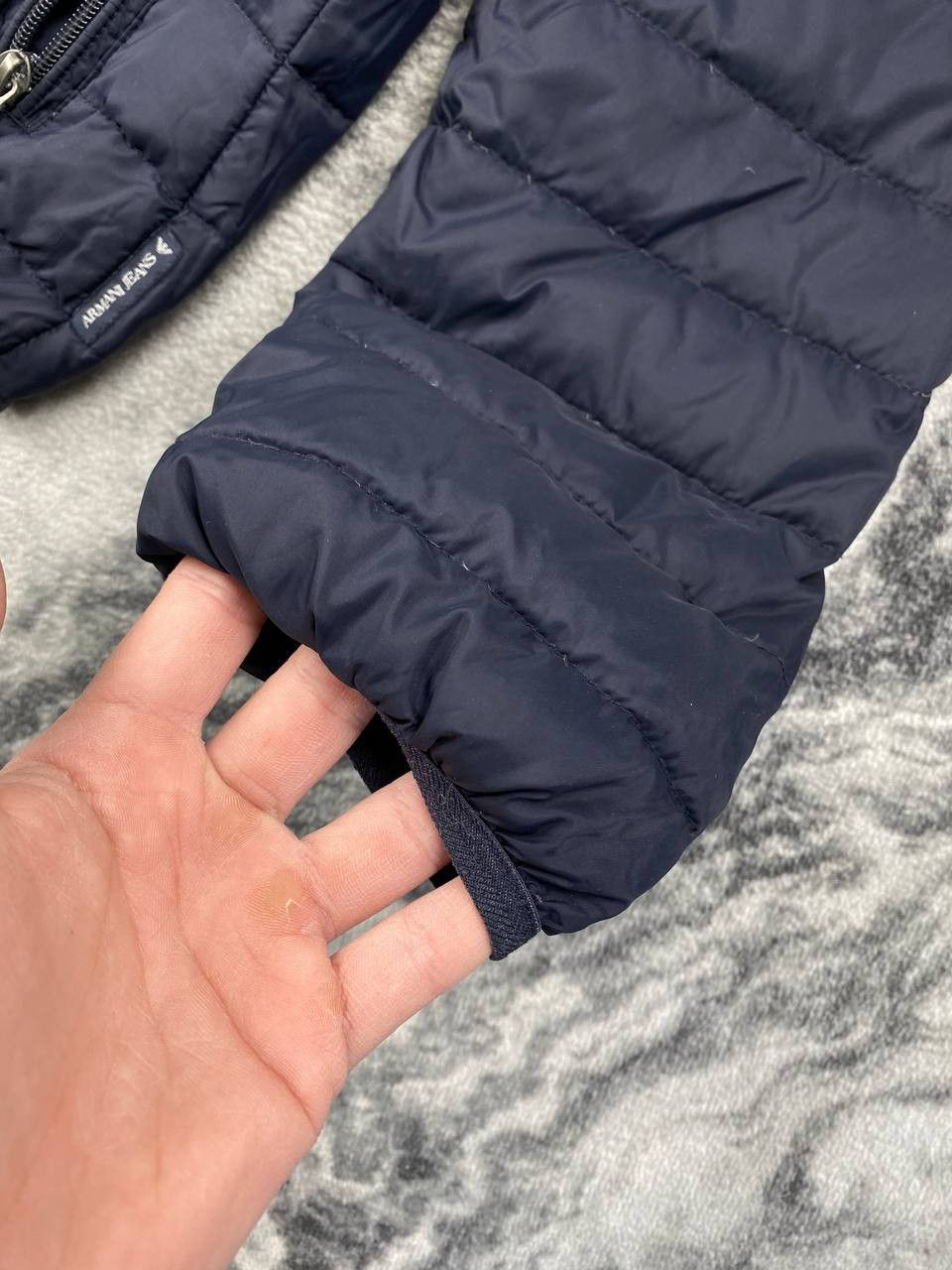 Armani Armani Jeans Down Jacket Men Size 50 Blue Size US M / EU 48-50 / 2 - 4 Thumbnail