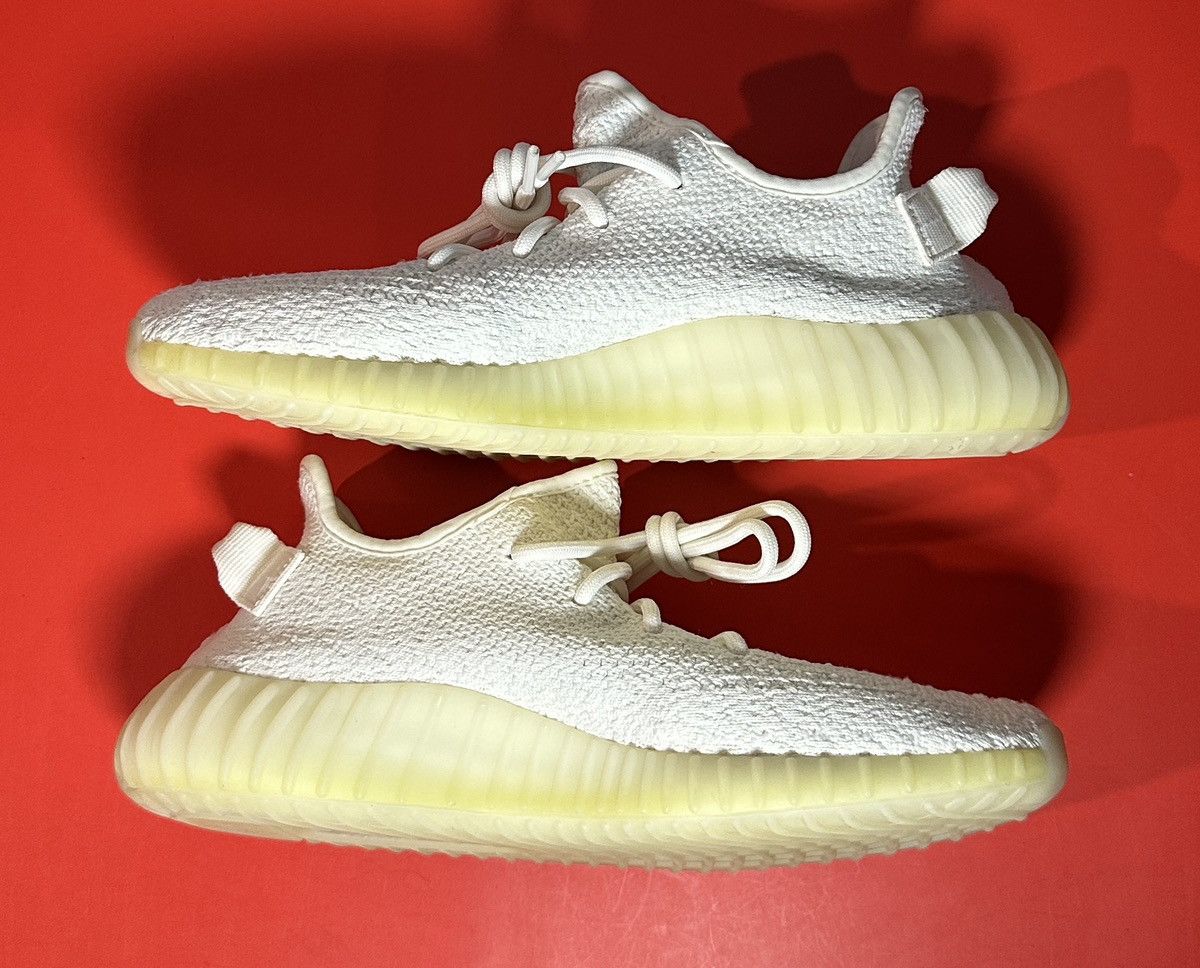 Yeezy Size 8 - Adidas Yeezy Boost 350 V2 Low Cream White Size US 8 / EU 41 - 3 Thumbnail