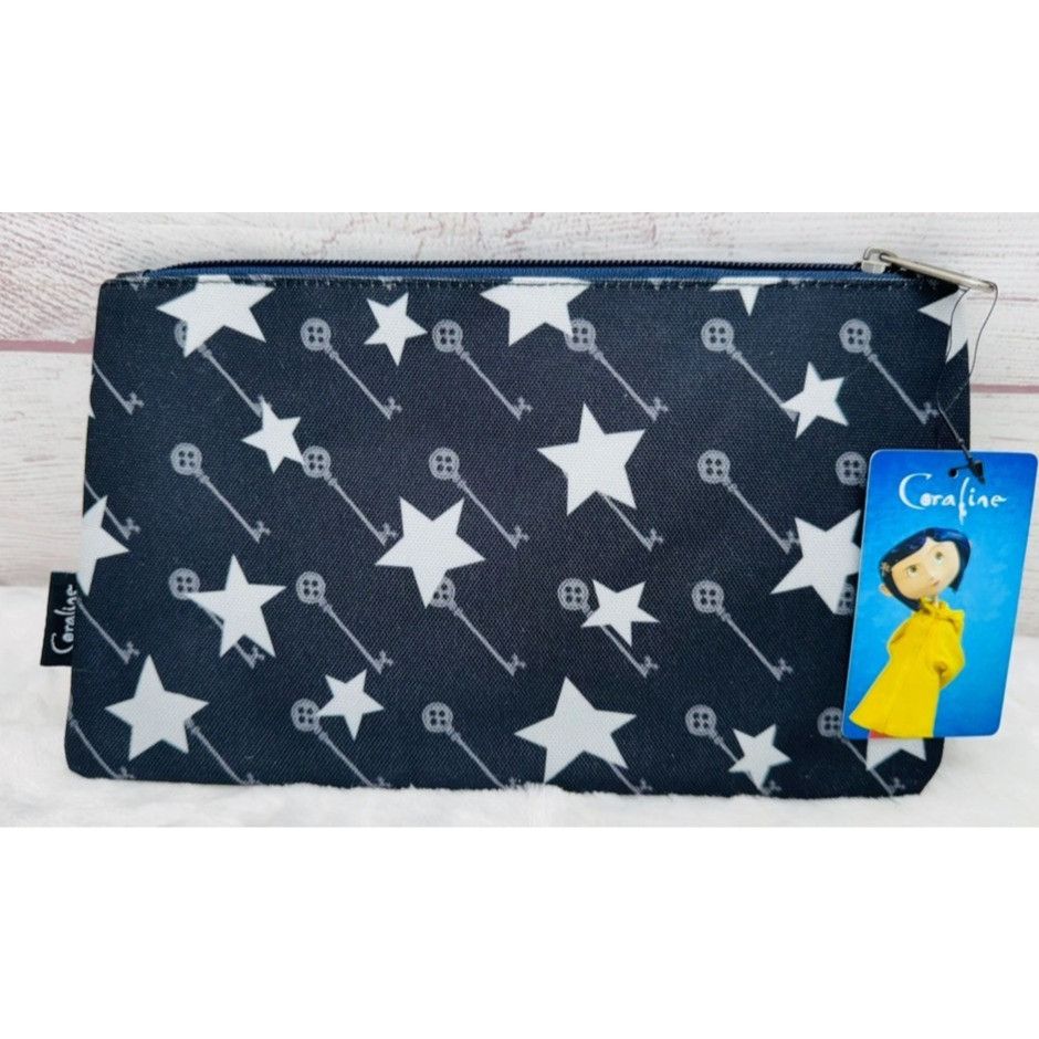 Disney Loungefly Coraline Stars Makeup Cosmetic Pencil Bag NWT Size ONE SIZE - 3 Thumbnail