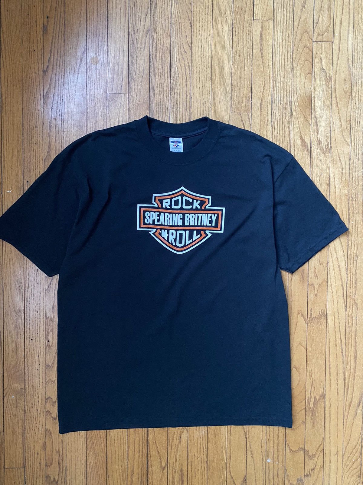 Vintage Vintage Britney Spears Parody Harley Davidson tee Size US XL / EU 56 / 4 - 2 Thumbnail