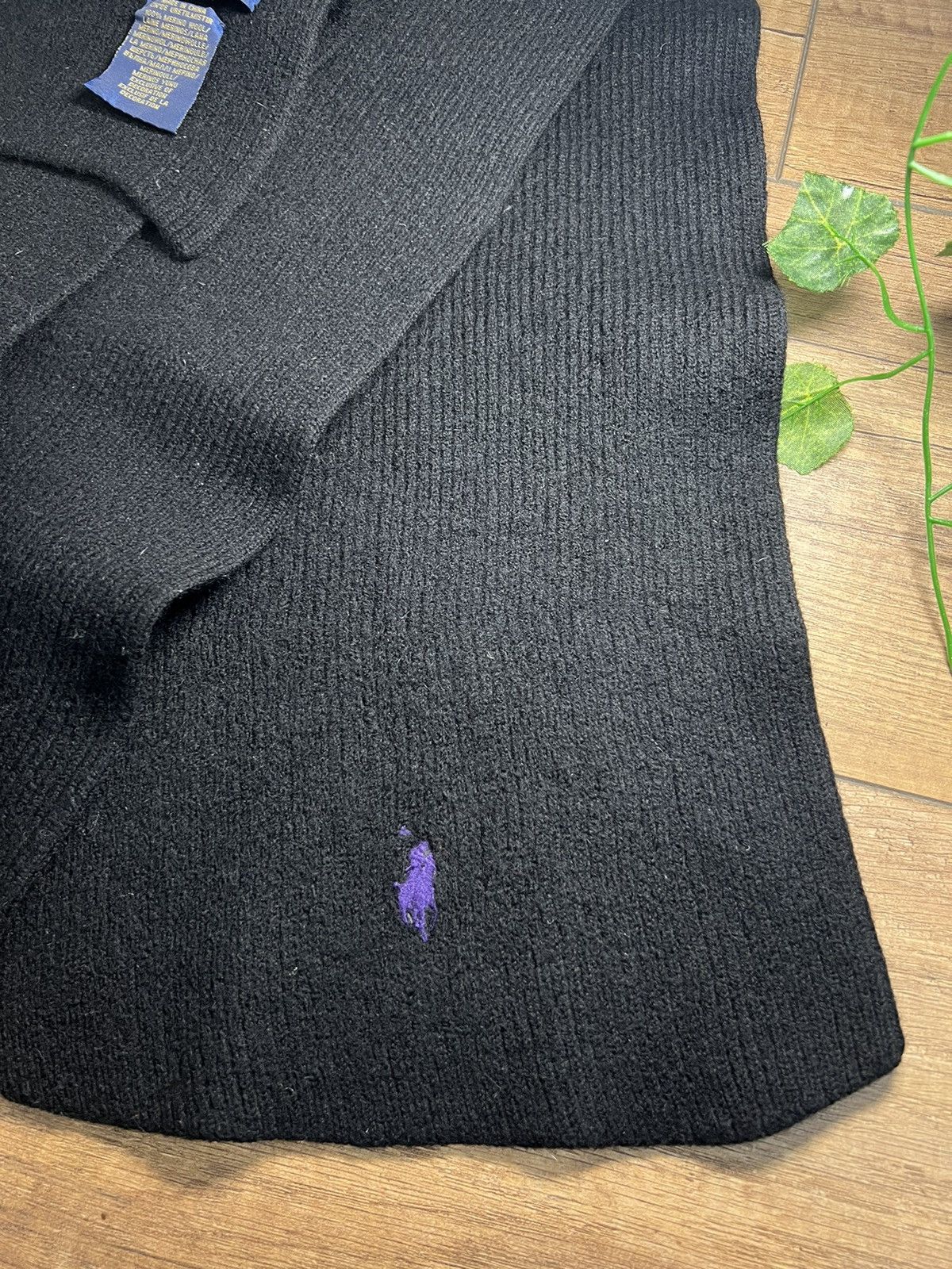 Polo Ralph Lauren Polo Ralph Lauren classic logo merino lana wool scarf Size ONE SIZE - 4 Thumbnail