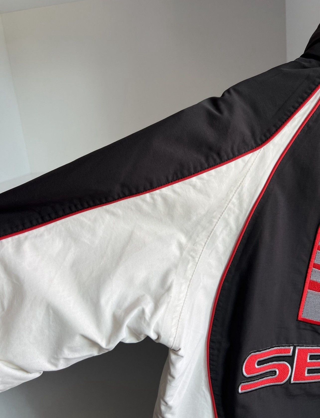 Other Vintage Seat Big Logo Racing Jacket ( Condition 7/10) Size US L / EU 52-54 / 3 - 14 Thumbnail