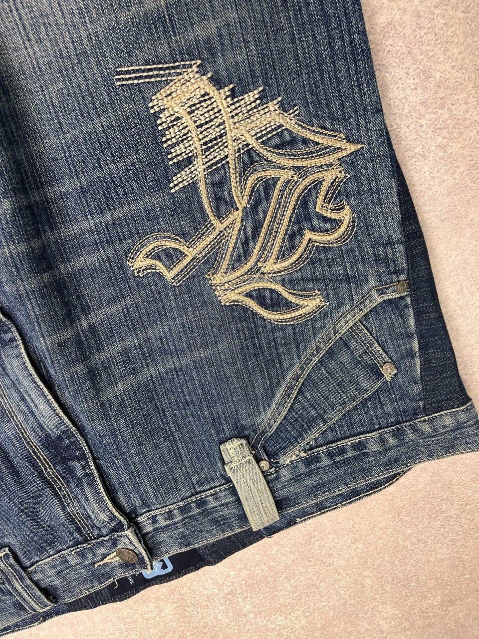 Other VINTAGE KARL KANI BAGGY EMBROIDERY JEANS Y2K RARE 34 Size US 34 / EU 50 - 5 Thumbnail