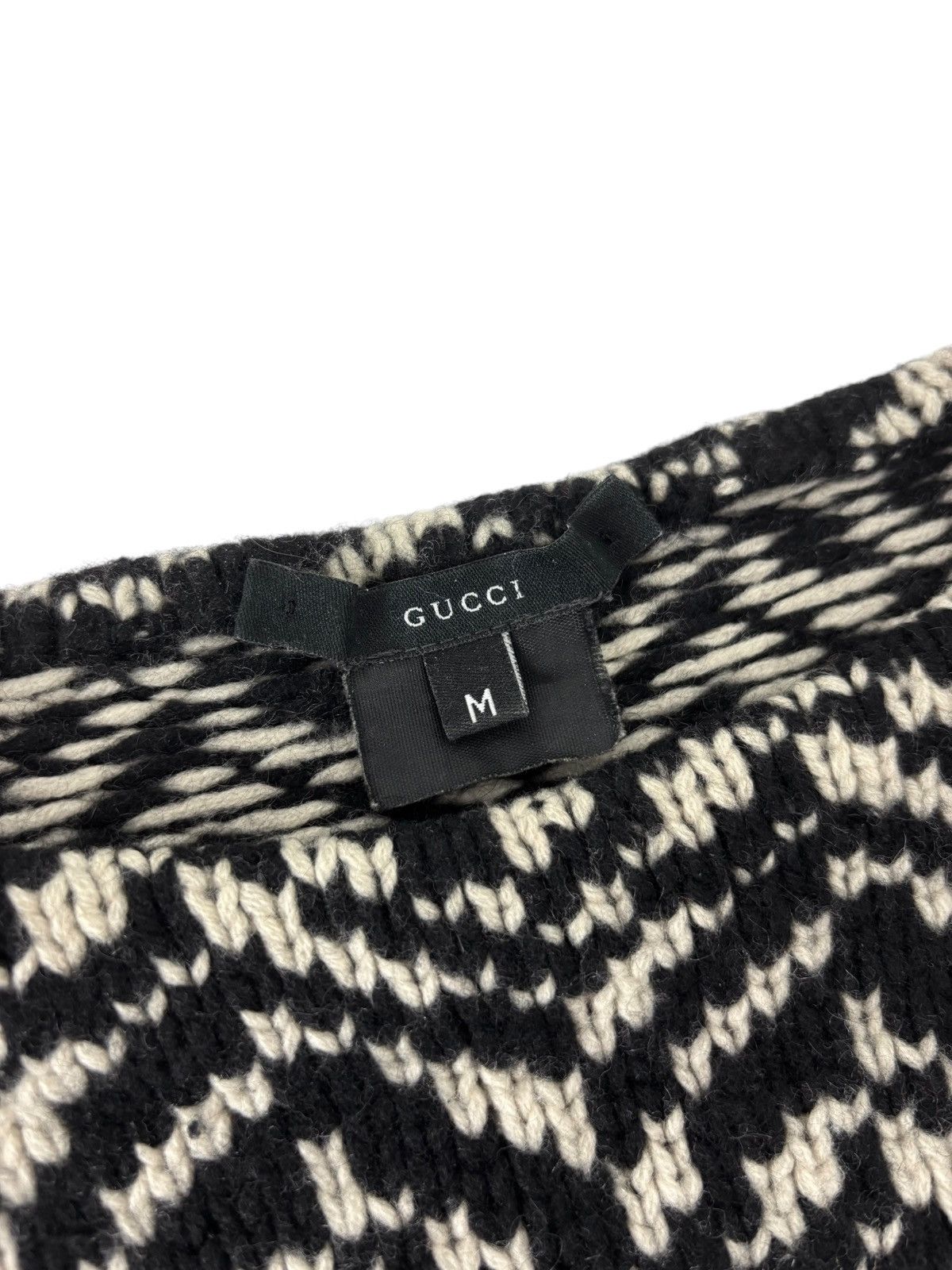 Gucci A/W 2000 Runway Knit Sweater (AW00/FW00, Tom Ford) Size US M / EU 48-50 / 2 - 4 Thumbnail