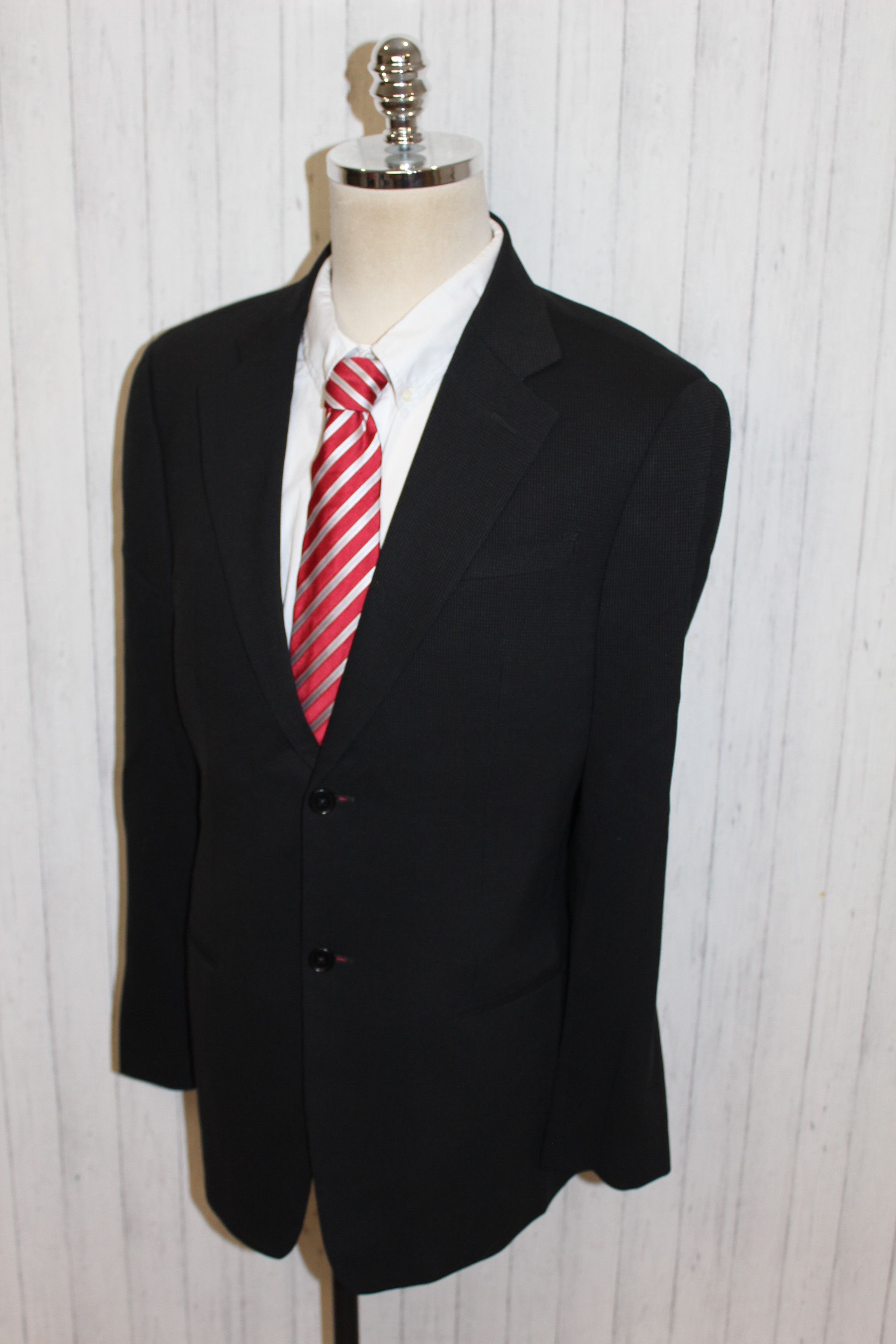 Armani Armani Vintage Black Blazer Jacket Size 50 Size 50R - 3 Thumbnail