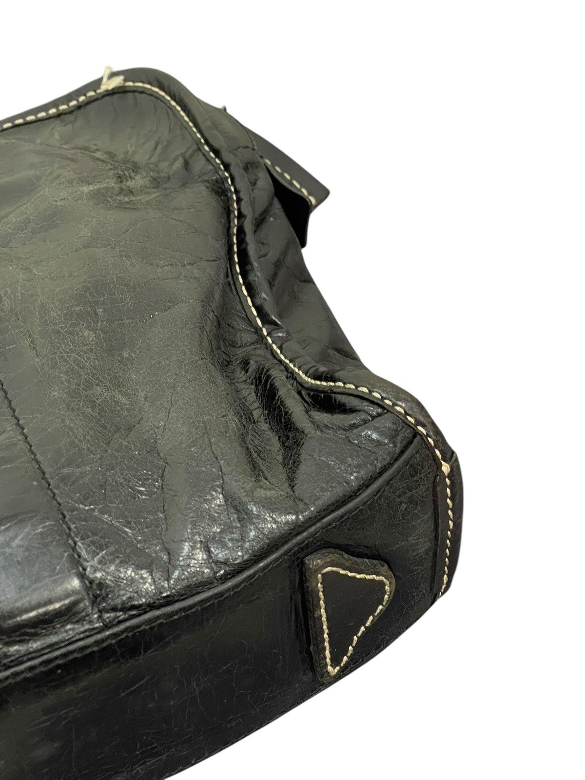 Genuine Leather Full Leather Patina F. Clio Italy Brief Bag 1🟩7 Size ONE SIZE - 6 Thumbnail