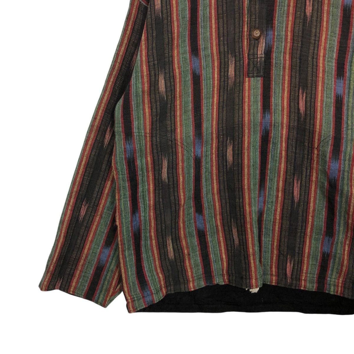 Japanese Brand 🔥VINTAGE BAJRA PULL OVER HICKORY STRIPED LAXMI ISSEY MIYAKE Size US M / EU 48-50 / 2 - 6 Thumbnail