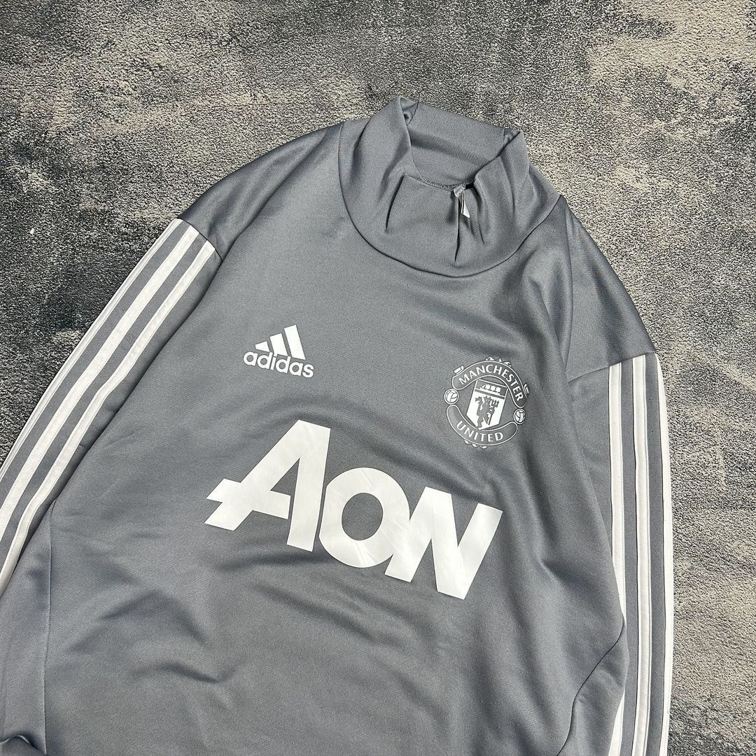 Adidas 🔥Rare🔥Manchester United 2017/18 Training Sweatshirt Adidas Size US XL / EU 56 / 4 - 2 Thumbnail