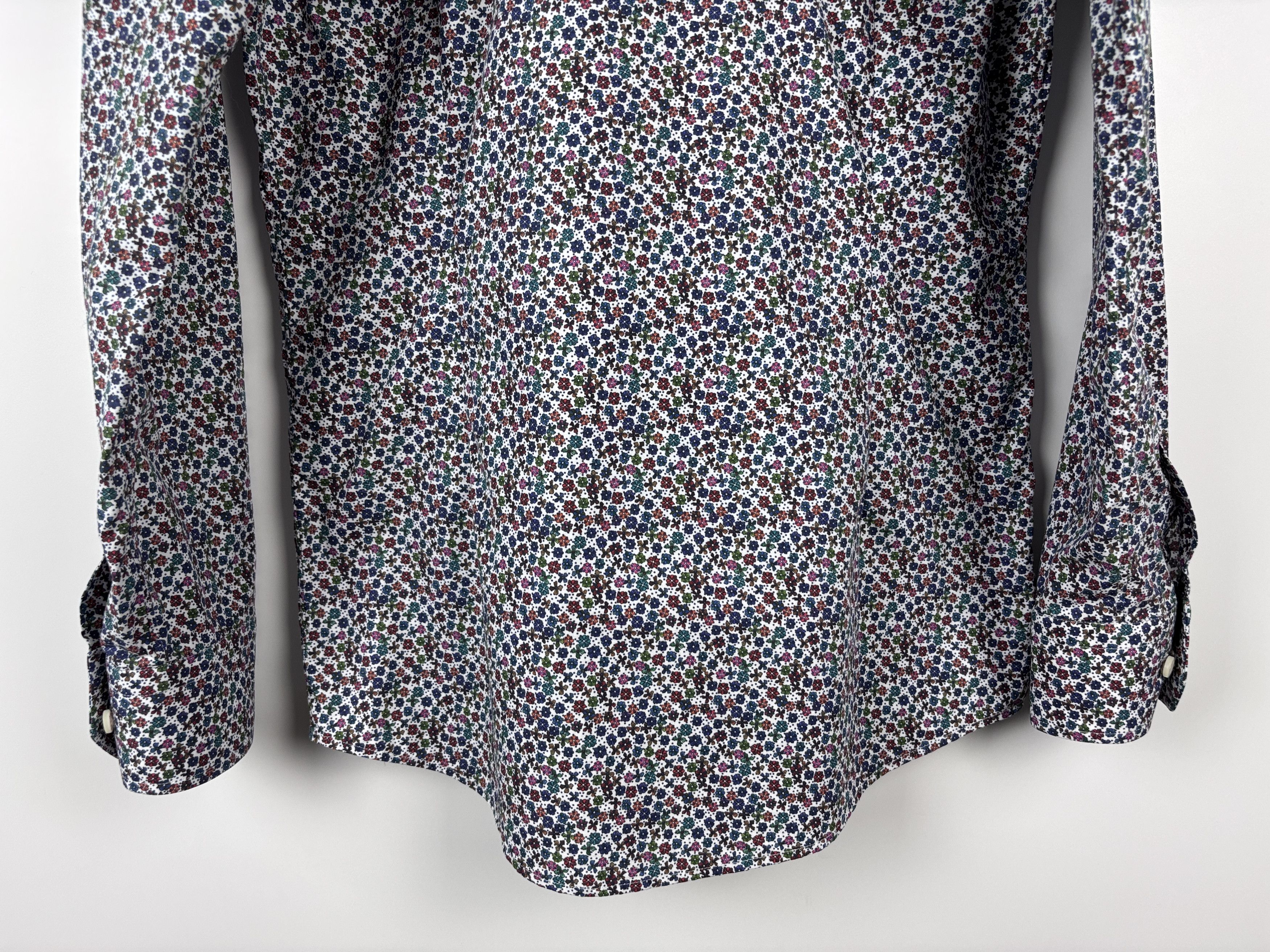 Eton Eton Floral Slim Fit Long Sleeve Button Shirt 40 15 3/4 Size US M / EU 48-50 / 2 - 6 Thumbnail
