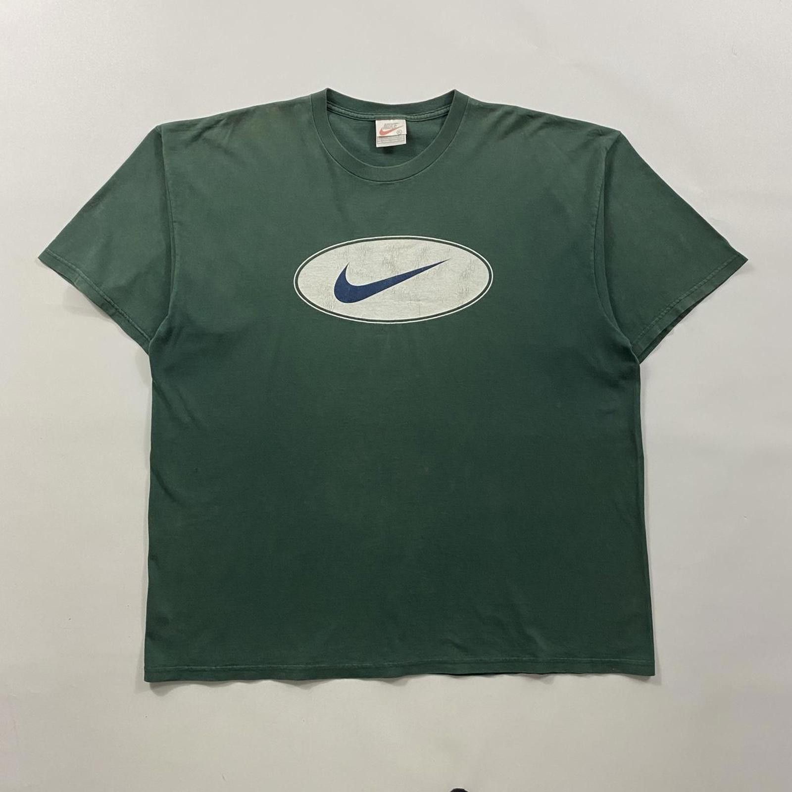 Nike Vintage 90 Nike Green Tee Size US XL / EU 56 / 4 - 1 Thumbnail