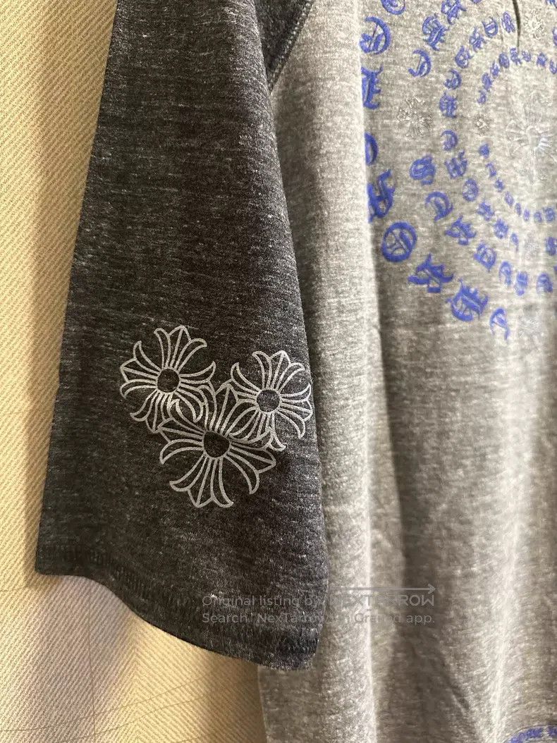 Chrome Hearts CHROME HEARTS Size M Black and gray striped, silver-embosse Size US M / EU 48-50 / 2 - 7 Thumbnail