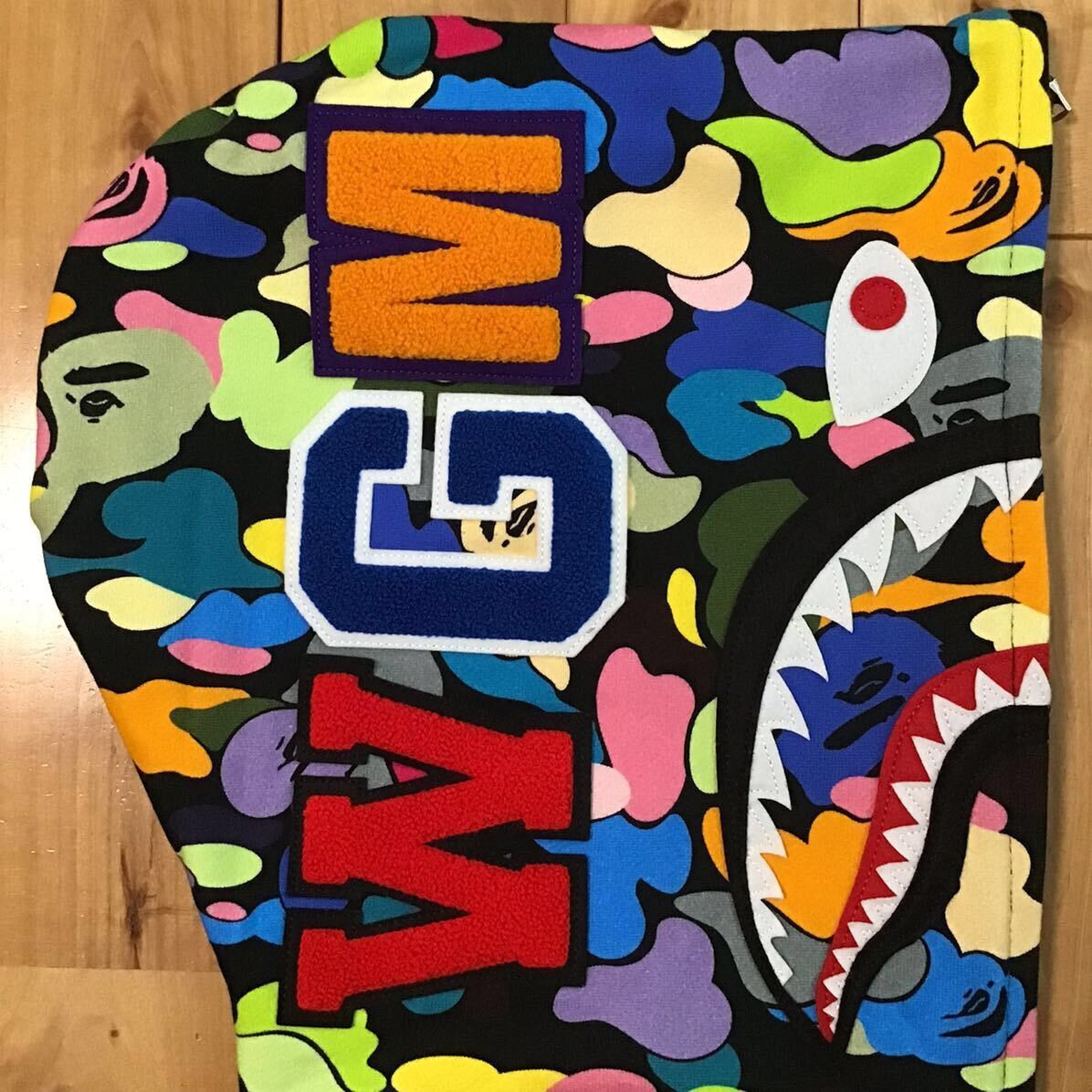 Bape BAPE Multi camo shark full zip hoodie a bathing ape Size US M / EU 48-50 / 2 - 4 Thumbnail