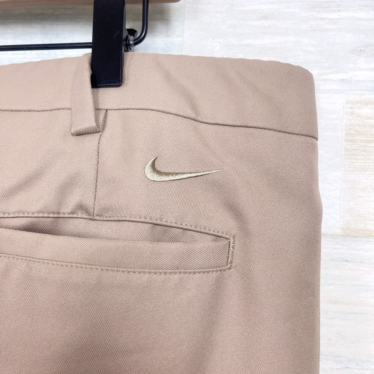 Nike NIKE GOLF Pleated Dri Fit Dress Pants Beige Twill Mens 40x30 Size US 40 / EU 56 - 7 Thumbnail