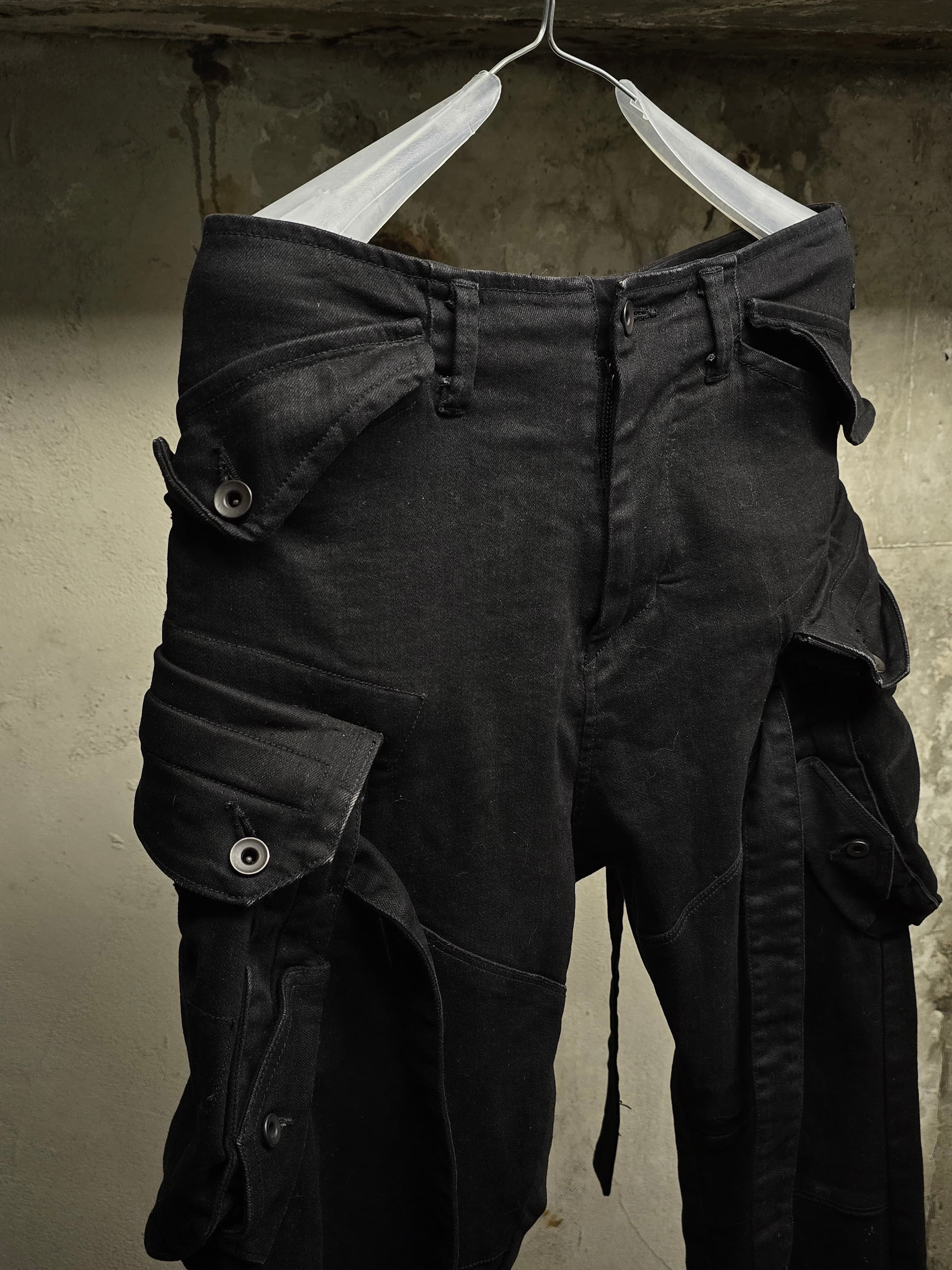 Julius Julius_7 SS21 "_PERMANENT" Gas-Mask Cargo Slim Fit Denim Size US 26 / EU 42 - 2 Thumbnail