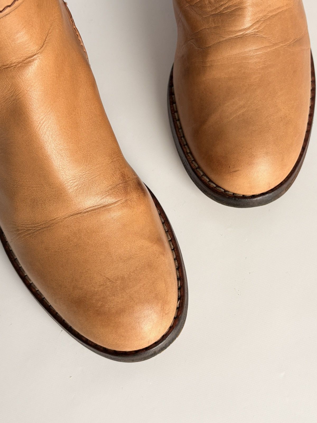 Acne Studios Acne Studios Rust Leather Suede Ankle Boots Western Biker Size US 9 / IT 39 - 4 Thumbnail