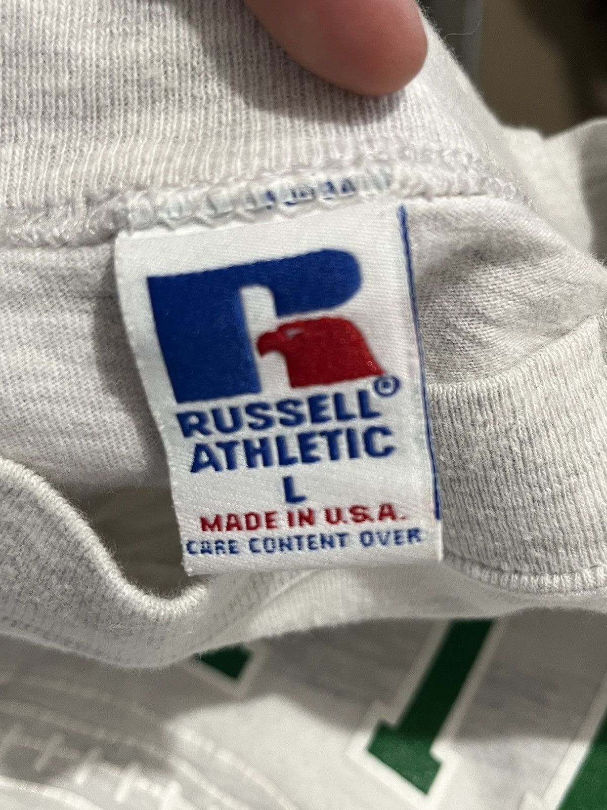 NFL × Russell Athletic × Vintage Vintage Seattle Seahawks Russell Tee - Men’s Size L Size US L / EU 52-54 / 3 - 4 Thumbnail