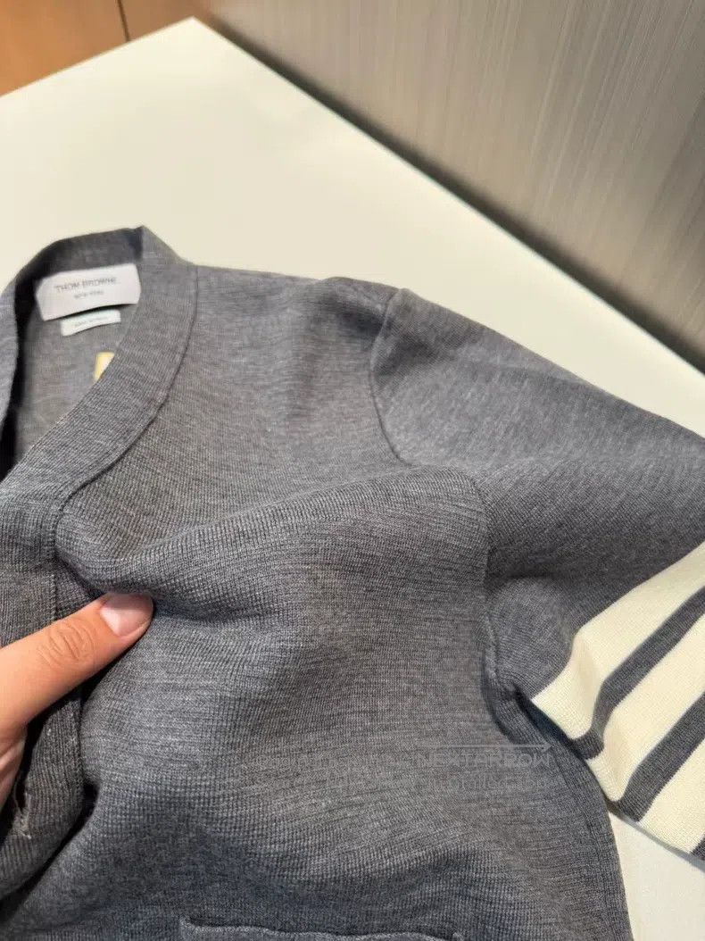 Thom Browne Thom Browne Single Panel Long Sleeve Sweater Size US L / EU 52-54 / 3 - 4 Thumbnail