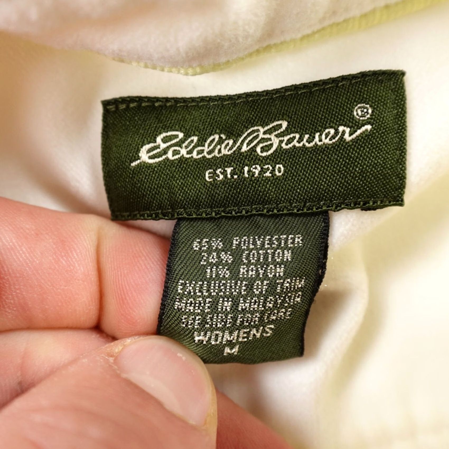 Eddie Bauer Eddie Bauer Shirt Womens M White Velvet Long Sleeve Button-Up Casual Cozy Button-Up Shirt Womens M White Velvet Long Sleeve Button-Up Casual Cozy Size M / US 6-8 / IT 42-44 - 3 Thumbnail