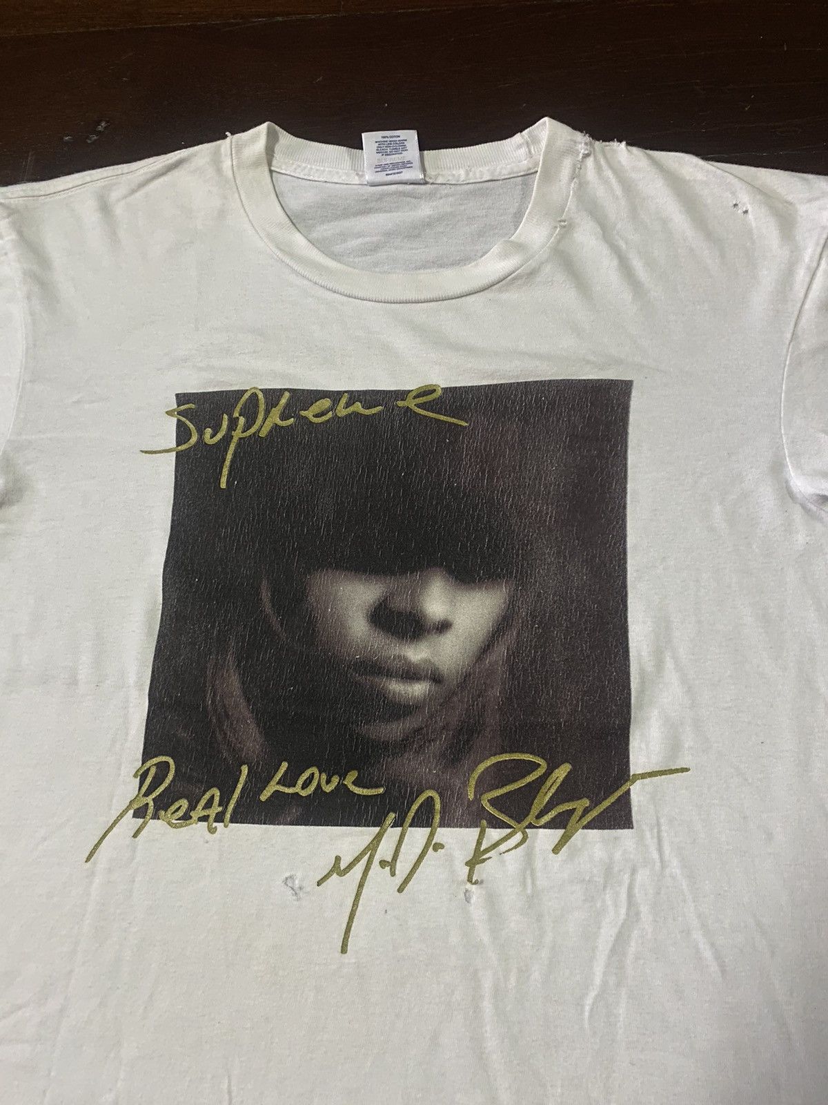 Supreme FIRE 🔥🔥 Supreme Mary J Blige Tee FW19 Size SMALL Size US S / EU 44-46 / 1 - 5 Thumbnail