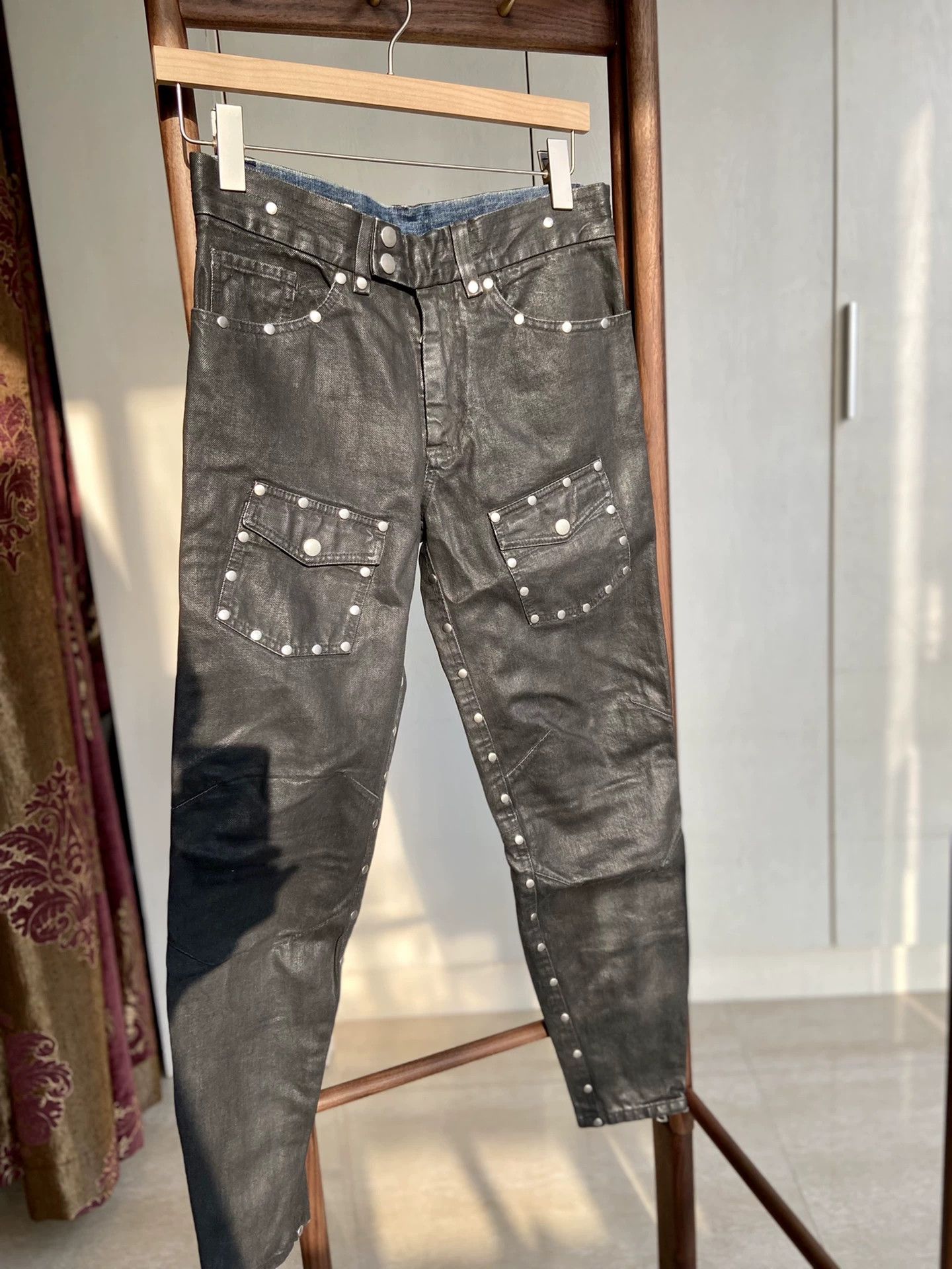 Dries Van Noten DVN Men's Heavyweight Jeans 46 (Unisex) New Tagged Size US 30 / EU 46 - 3 Thumbnail