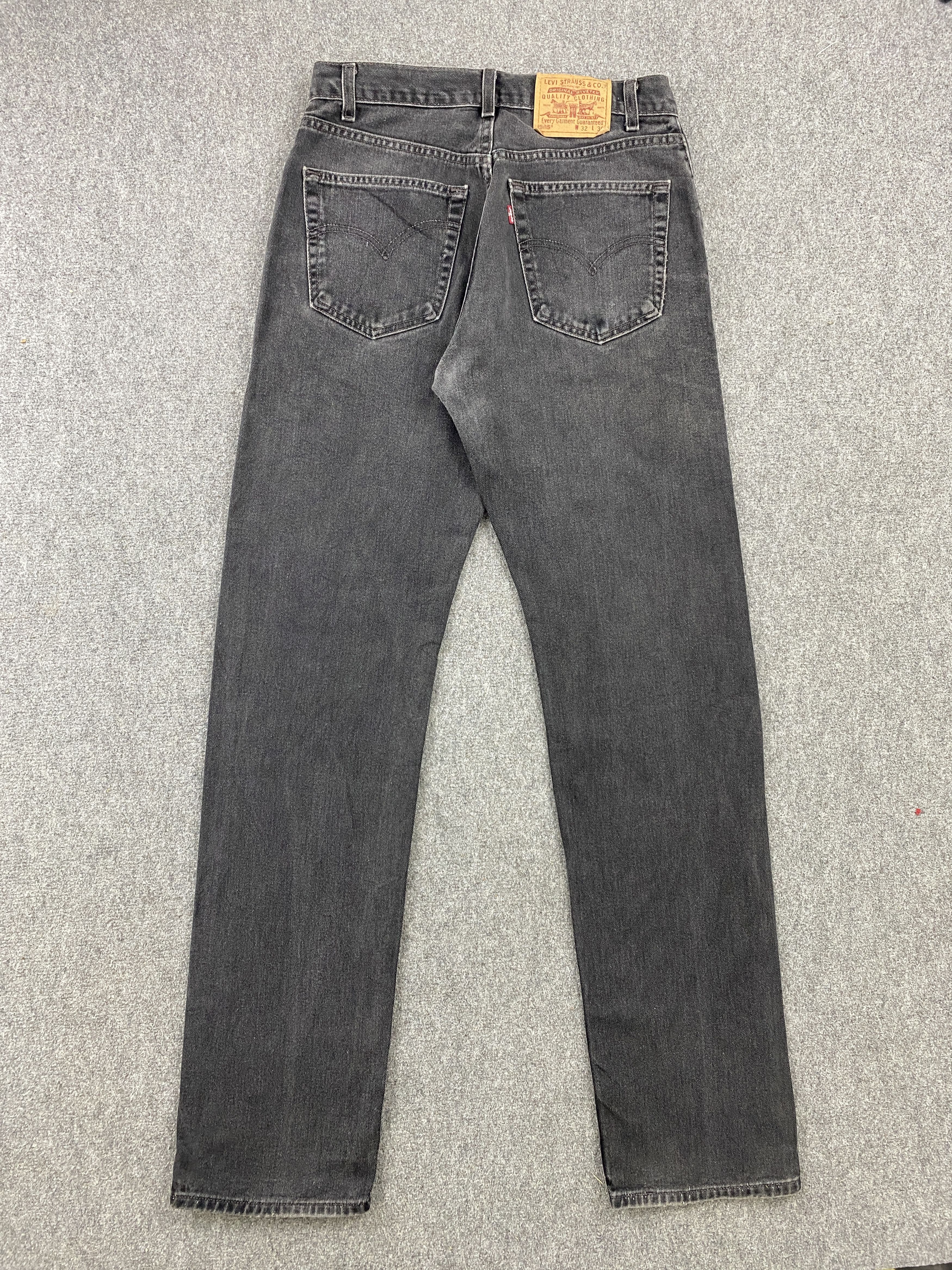 Levi's × Vintage Vintage 90s Levis 505 Faded Black Jeans DP2315 Size US 31 - 3 Thumbnail