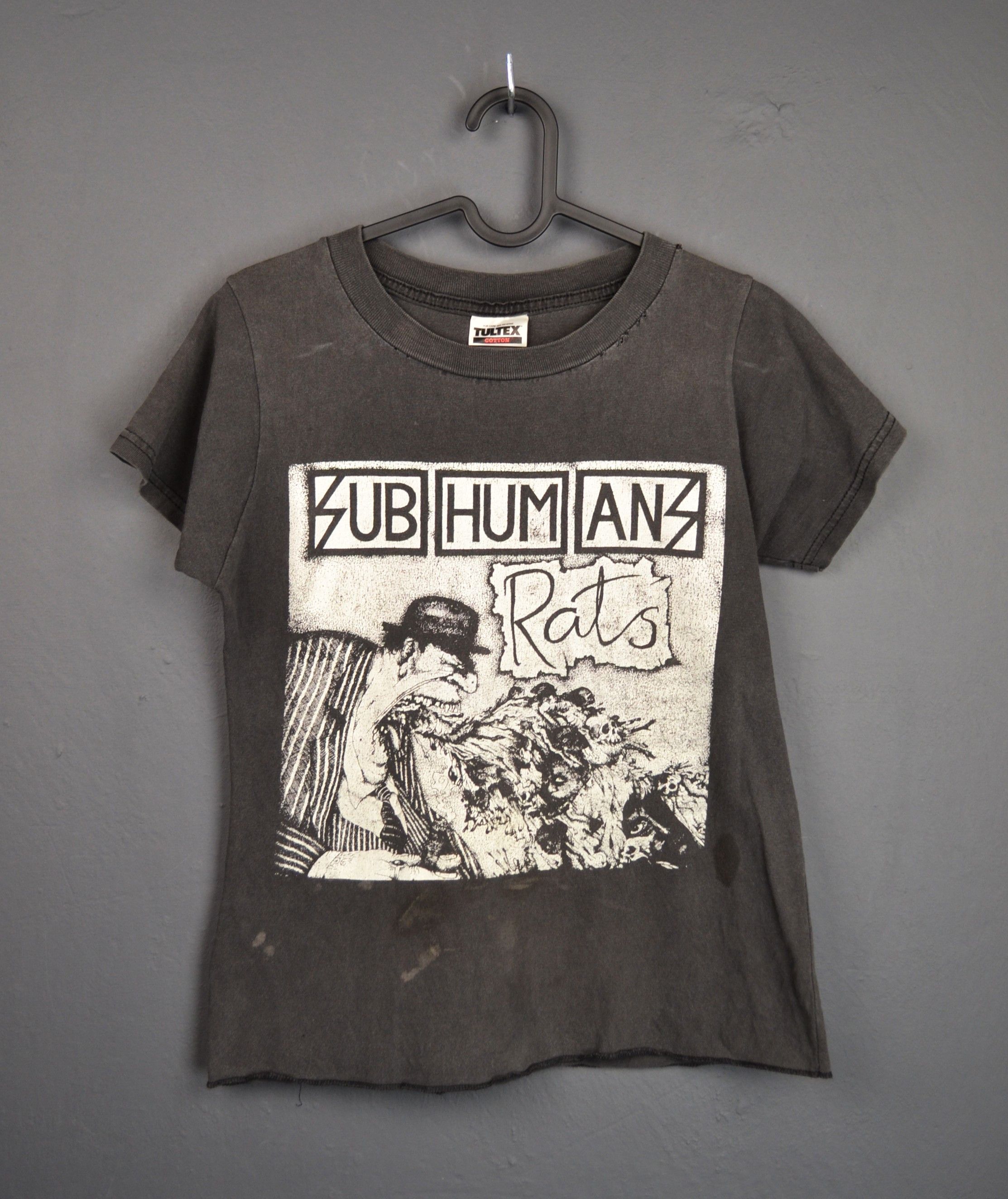 Band Tees Subhumans Vintage 1990 Rats Women's XL T-Shirt Size XL / US 12-14 / IT 48-50 - 1 Thumbnail
