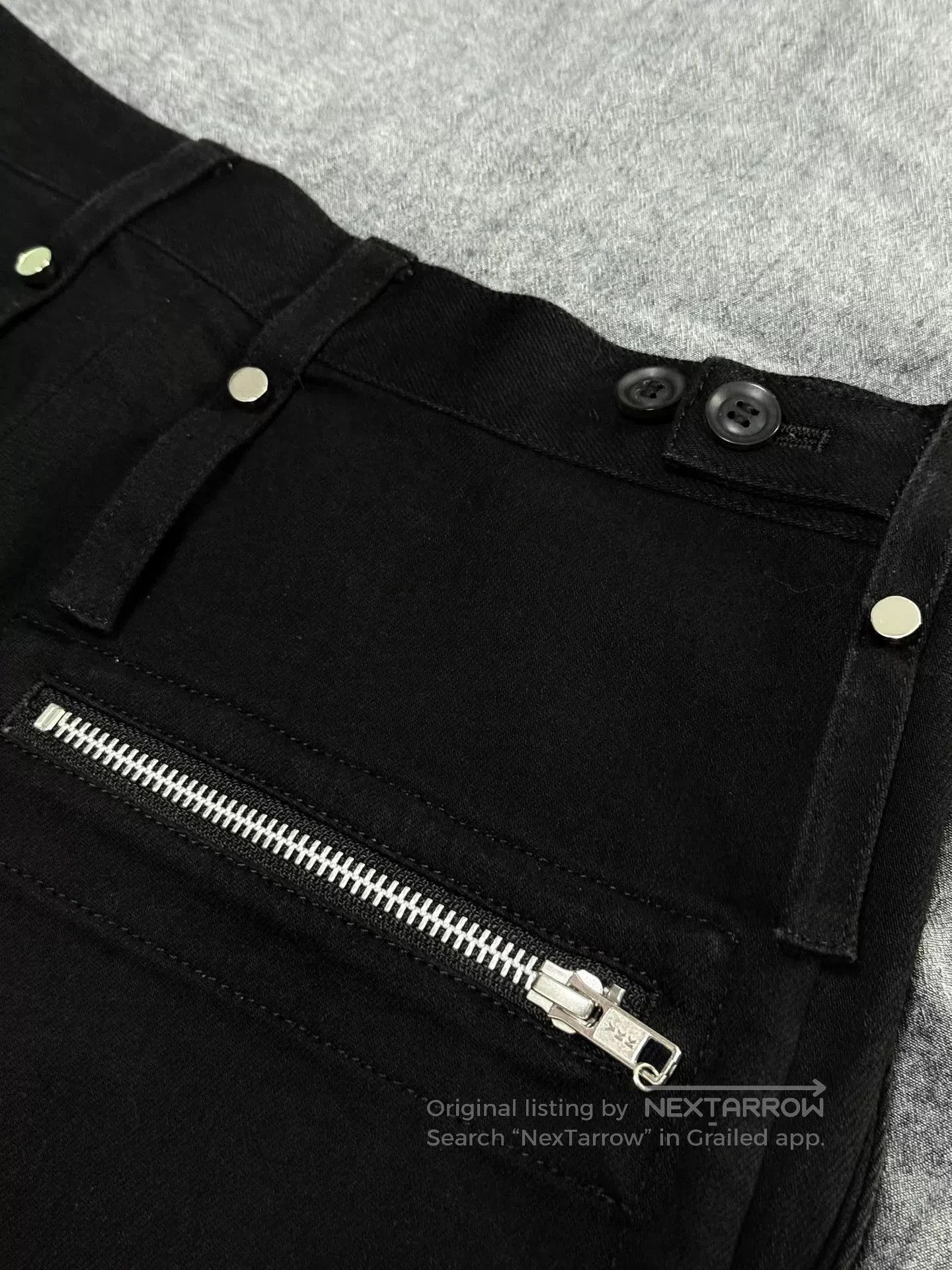 Yohji Yamamoto Yohji Yamamoto Black Denim Pants. Size US 28 / EU 44 - 7 Thumbnail