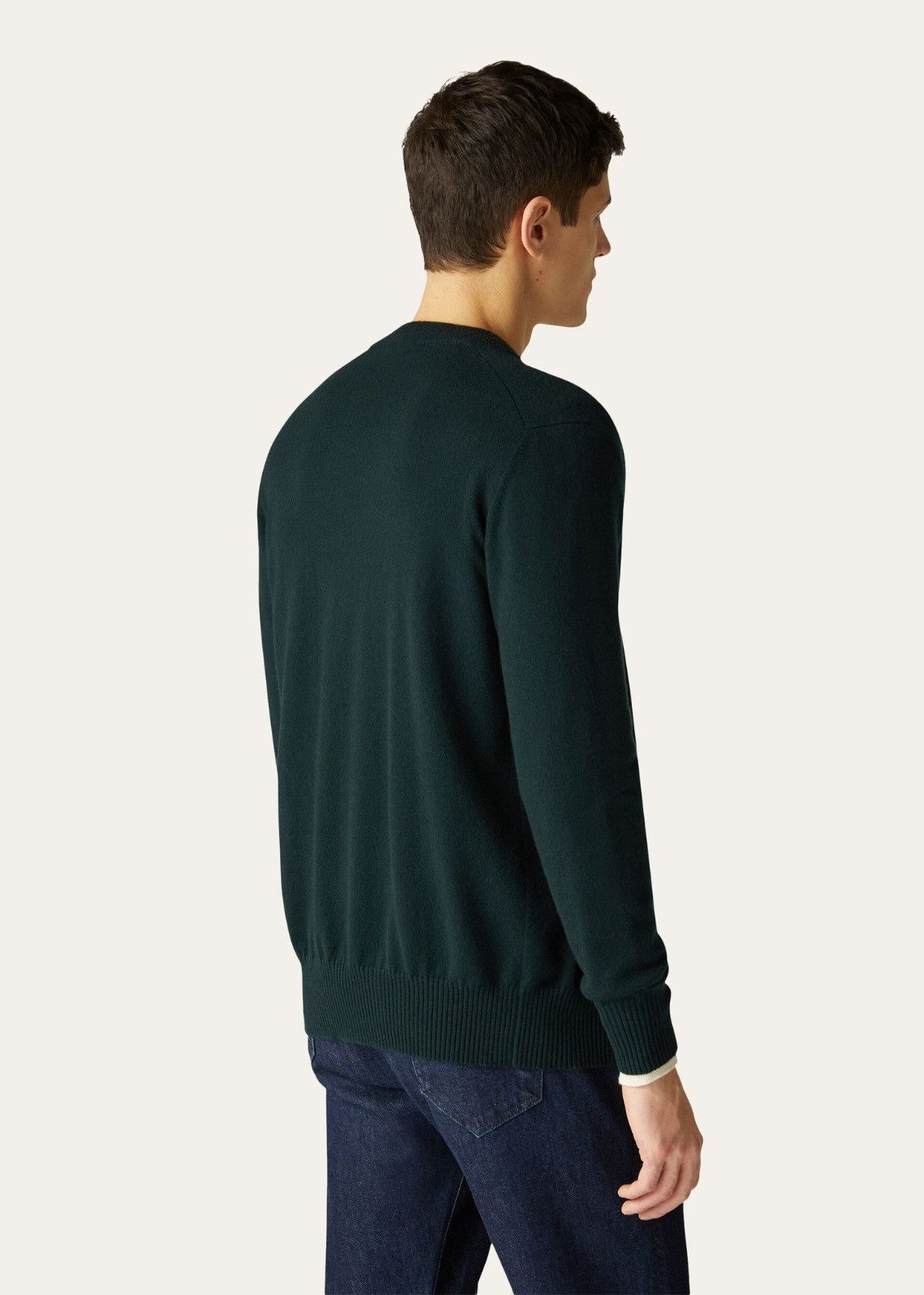 Loro Piana o1srvl11e1224 Baby Cashmere Cardigan in Dark Green Size US S / EU 44-46 / 1 - 2 Thumbnail