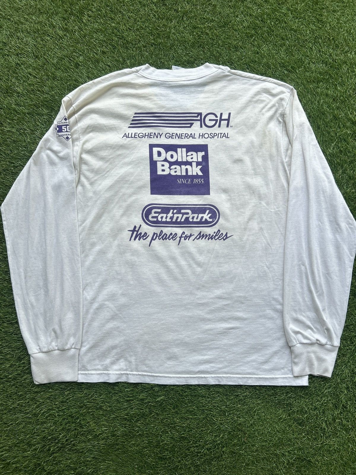 Vintage Vintage 1997 Pittsburgh Great Race Long Sleeve T-Shirt Size US L / EU 52-54 / 3 - 5 Thumbnail